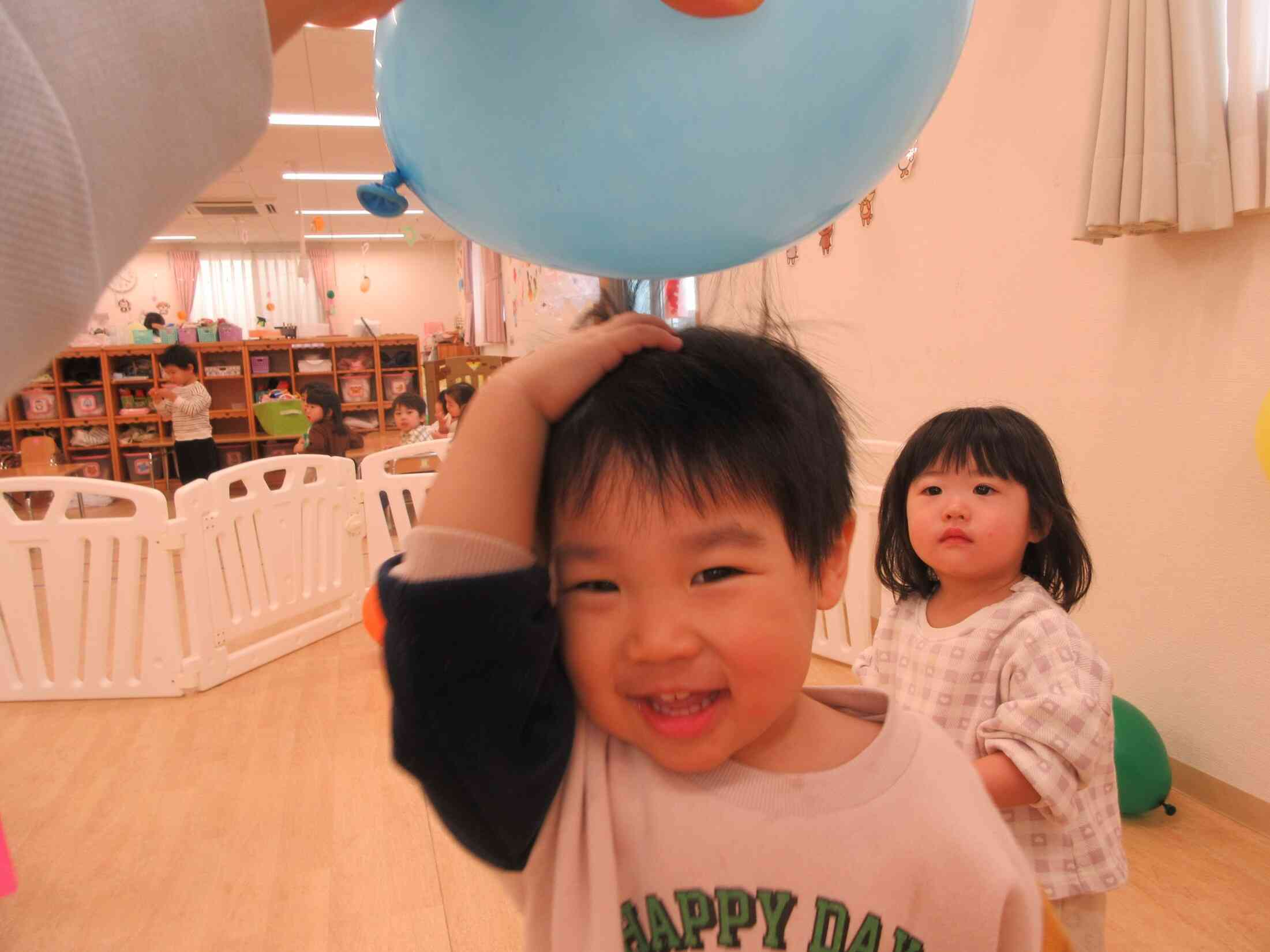 あれ～ぼくの髪の毛が～