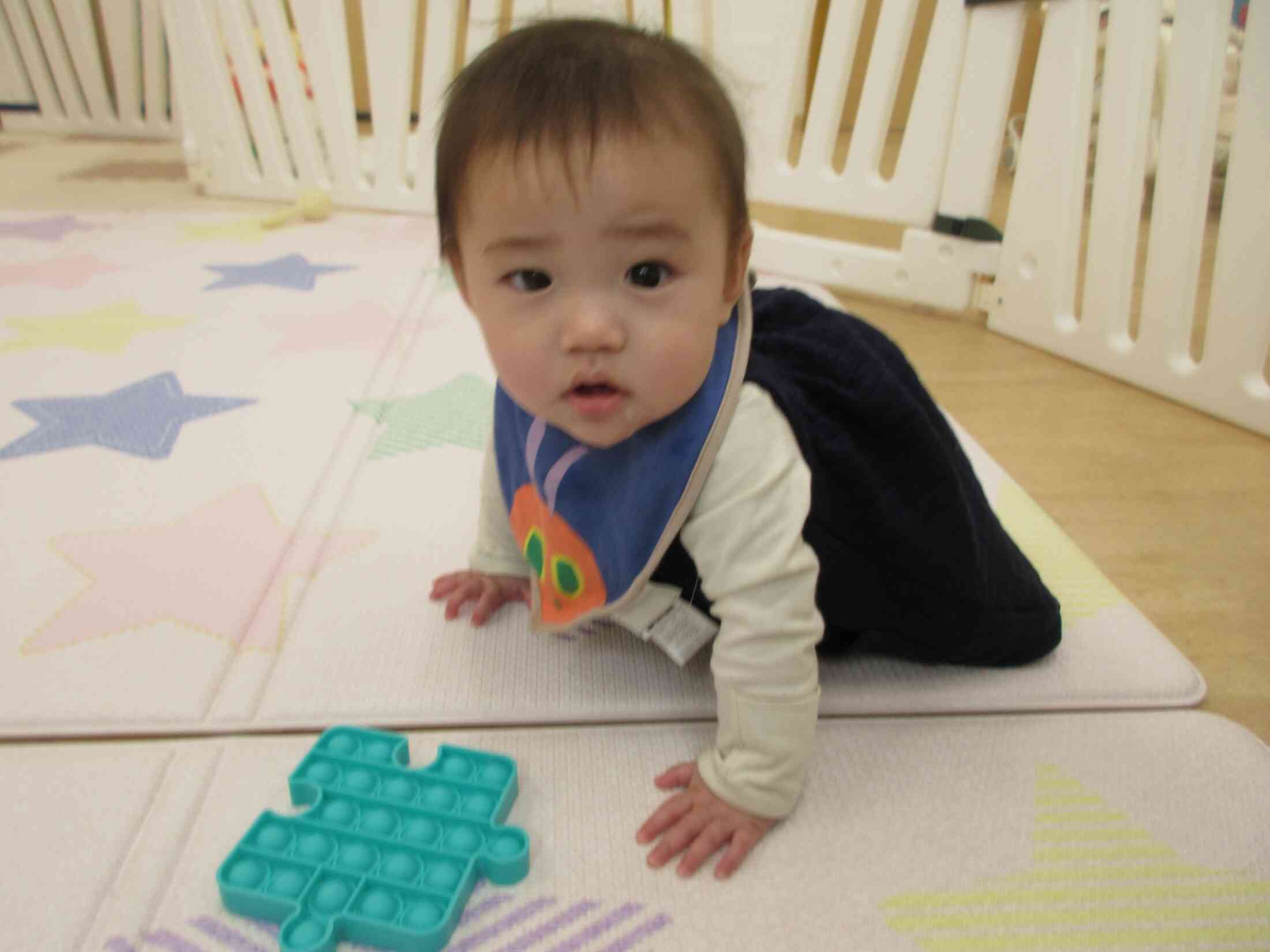上手にハイハイしているね♪