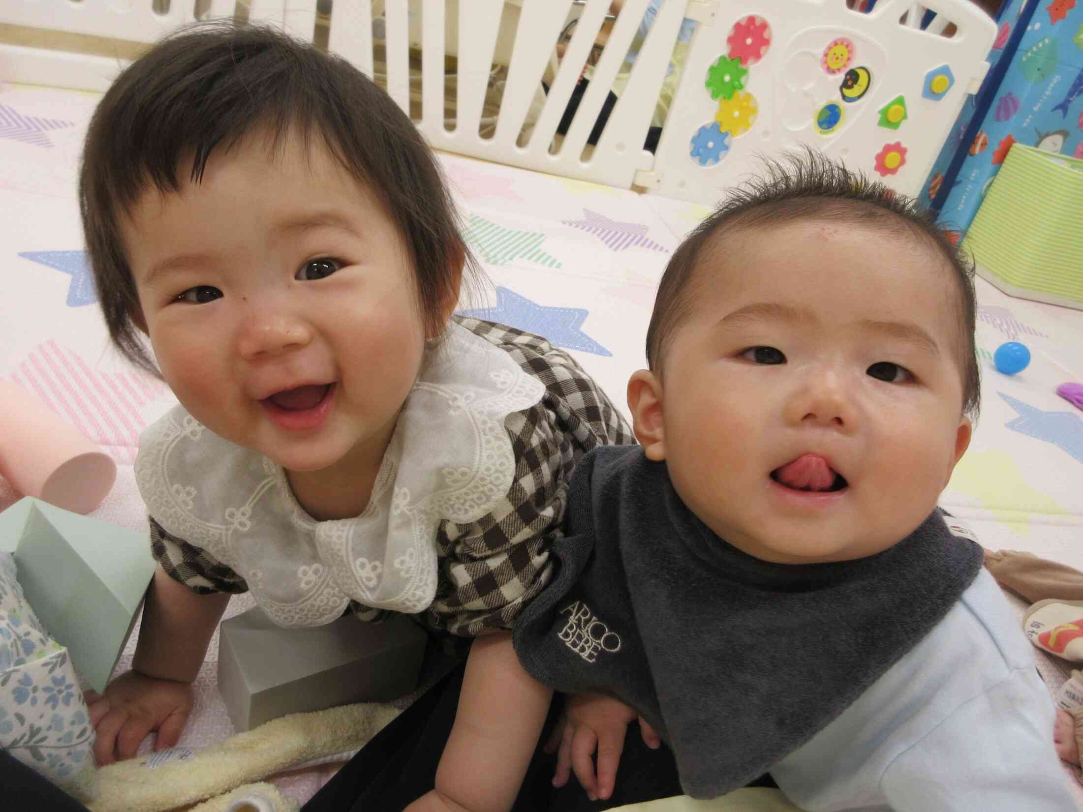ぽかぽか陽気で気持ちいいね！～春を感じて♪～（０.2歳児）