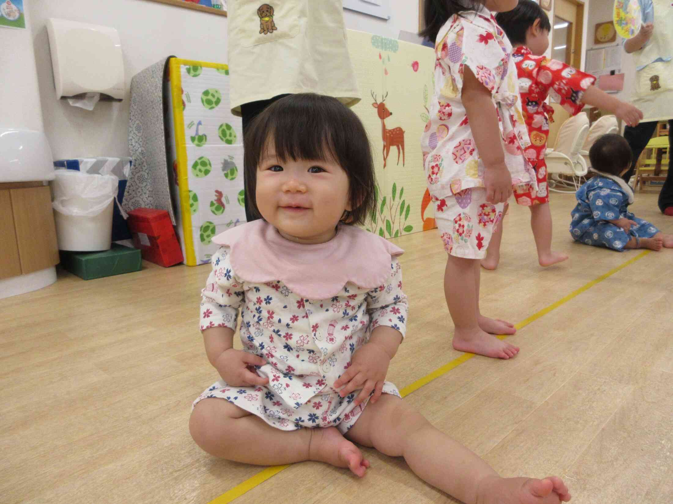 なにが始まるのかな？いつもと違う雰囲気になんだかソワソワしていました♡
