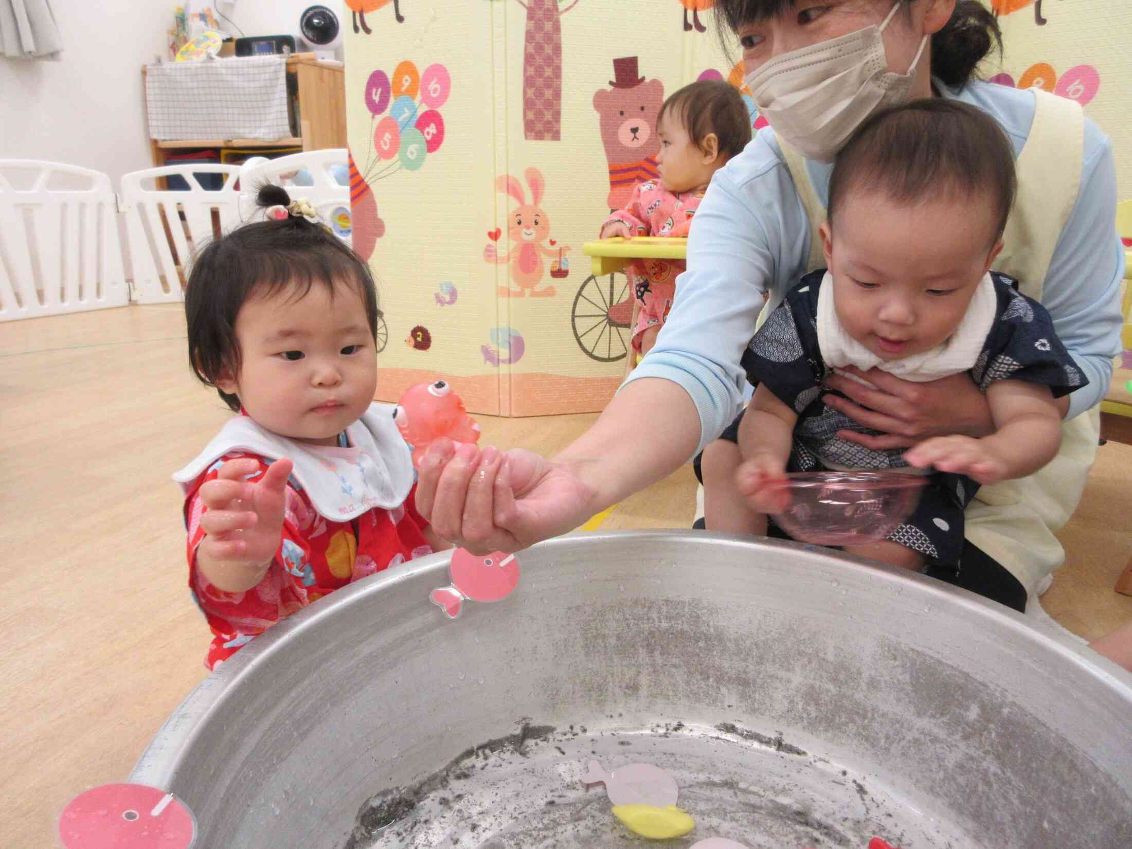 はじめての夏まつり！ひよこ組(0歳児)