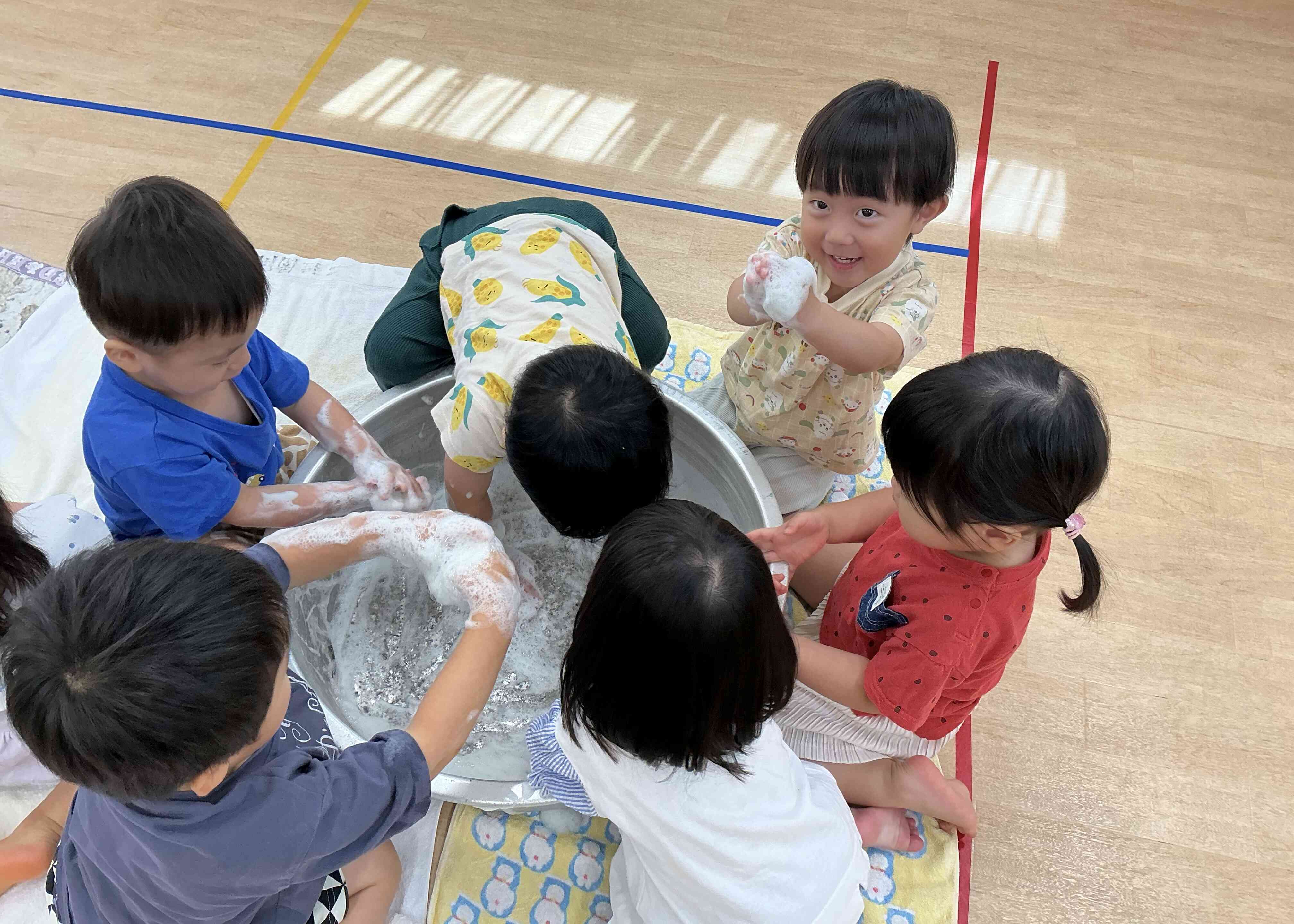 ほらー!アワアワだよー!
