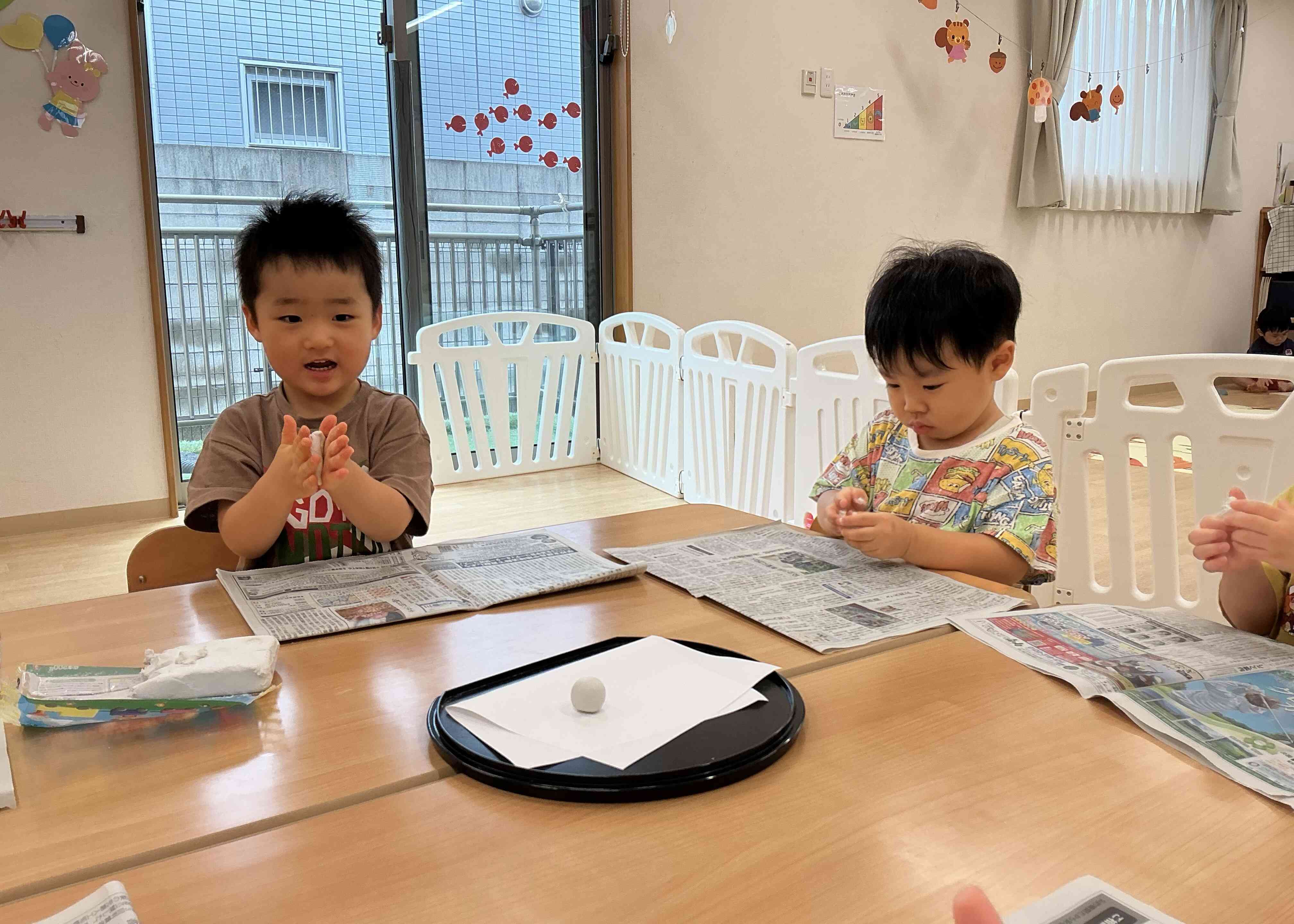 お団子コロコロ〜♪