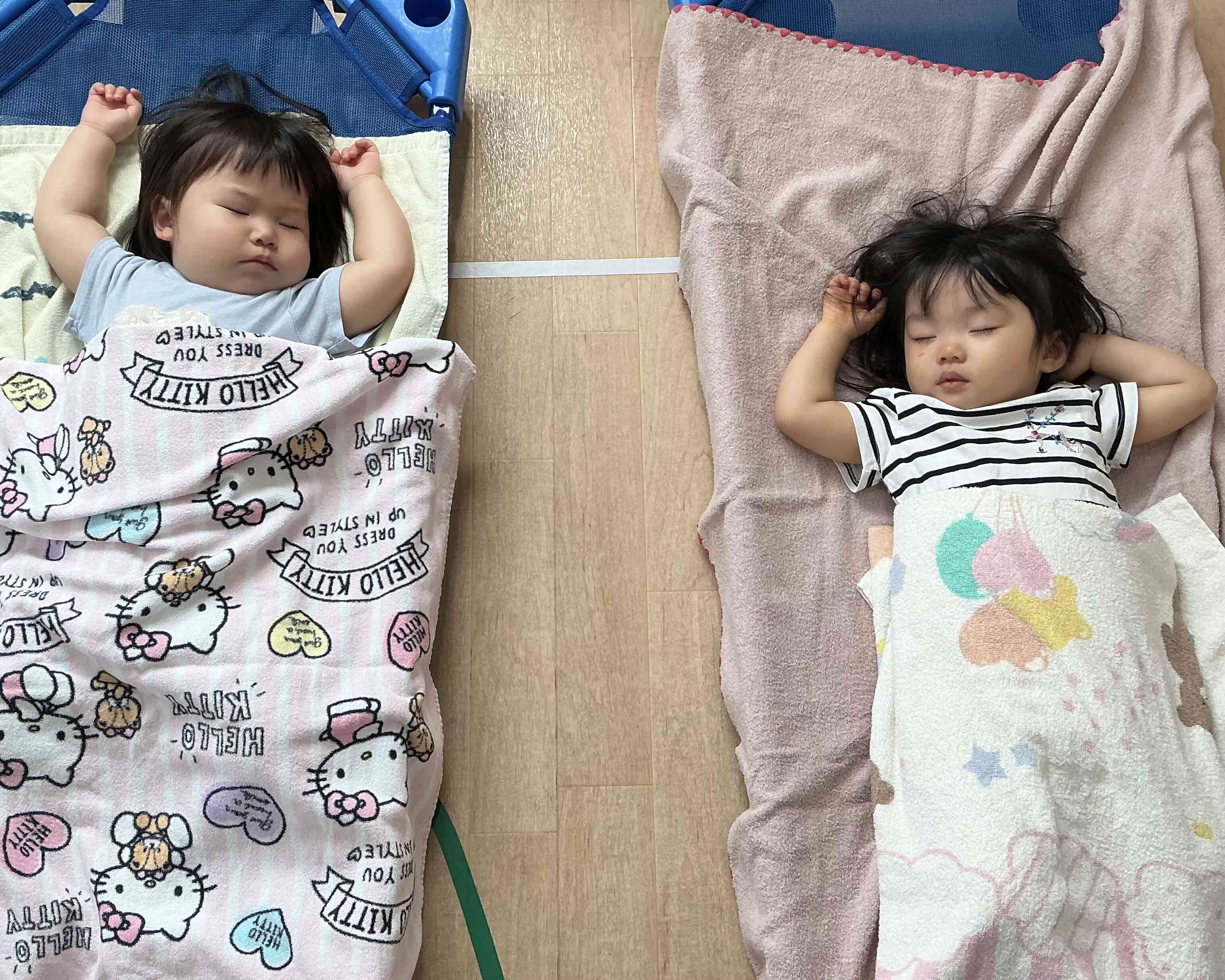 毎日のお昼寝の様子（1歳児・2歳児)