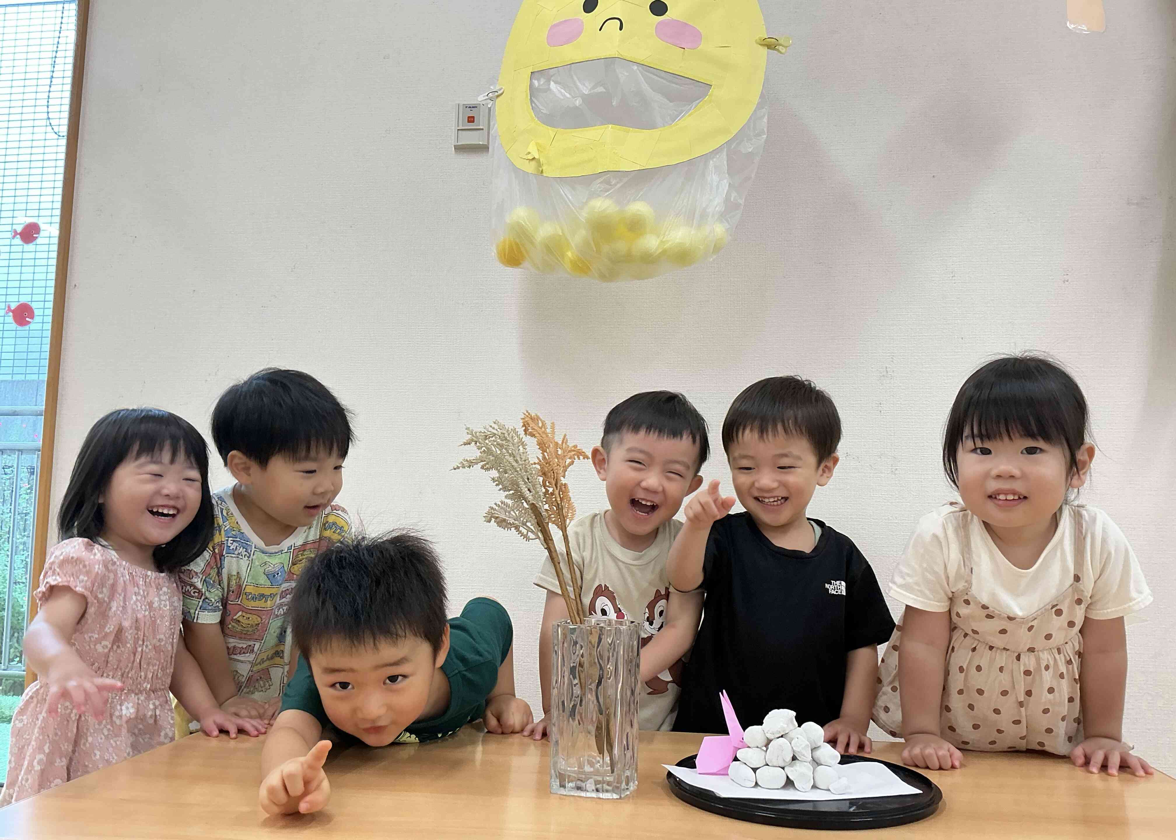 おつきさま、お団子どーぞ！2歳児(うさぎ組)