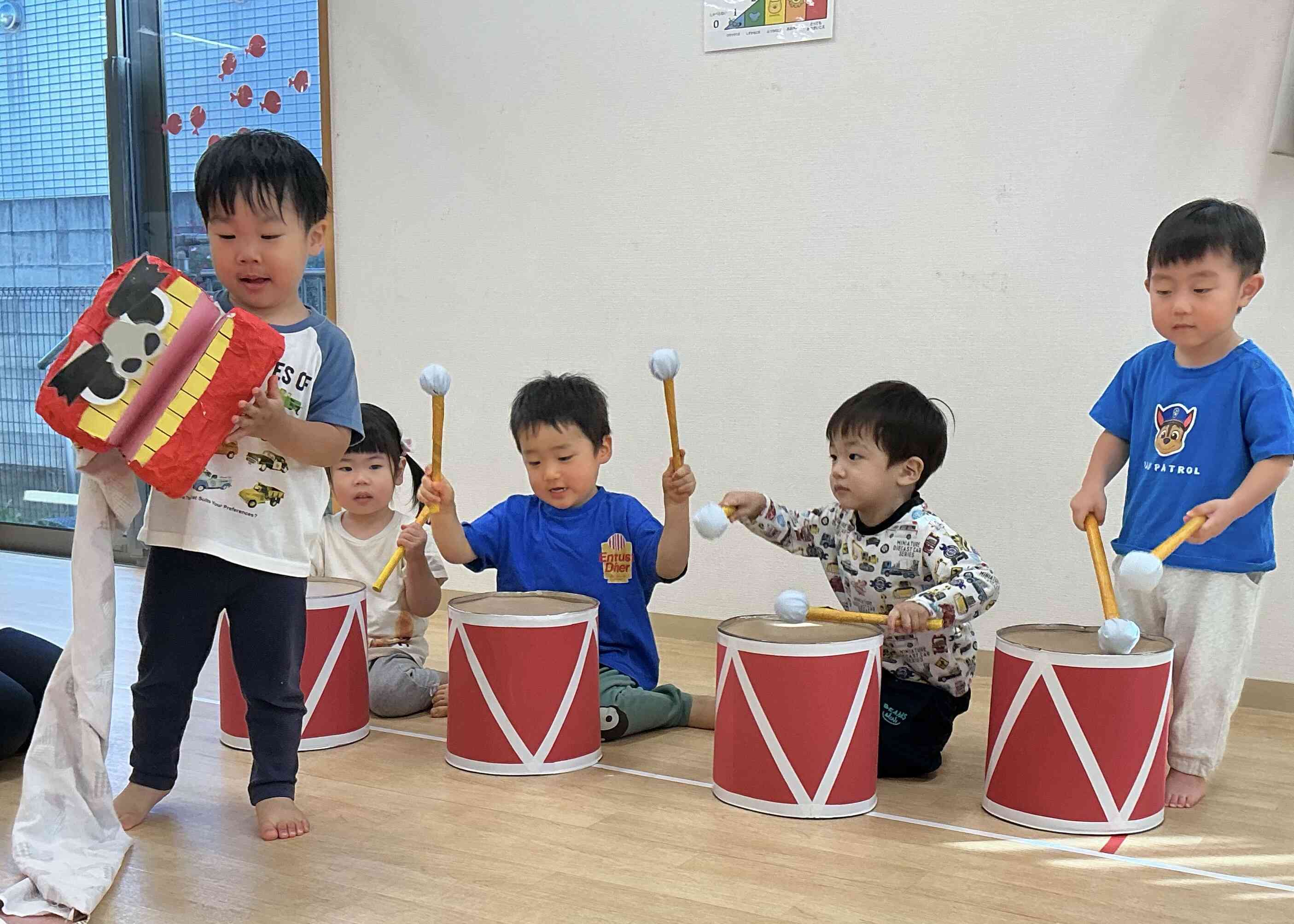 ニチイキッズまつなわ西保育園 秋祭り!2歳児(うさぎ組)