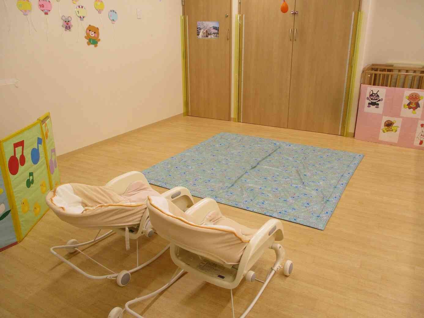 0歳児保育室です