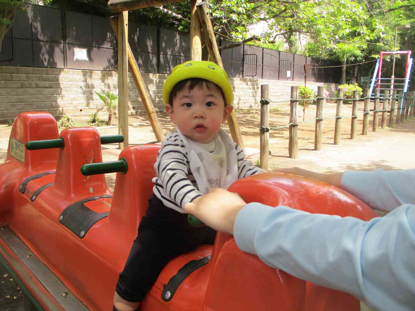 お散歩大好き！(０、２歳児　ひよこ組・うさぎ組)