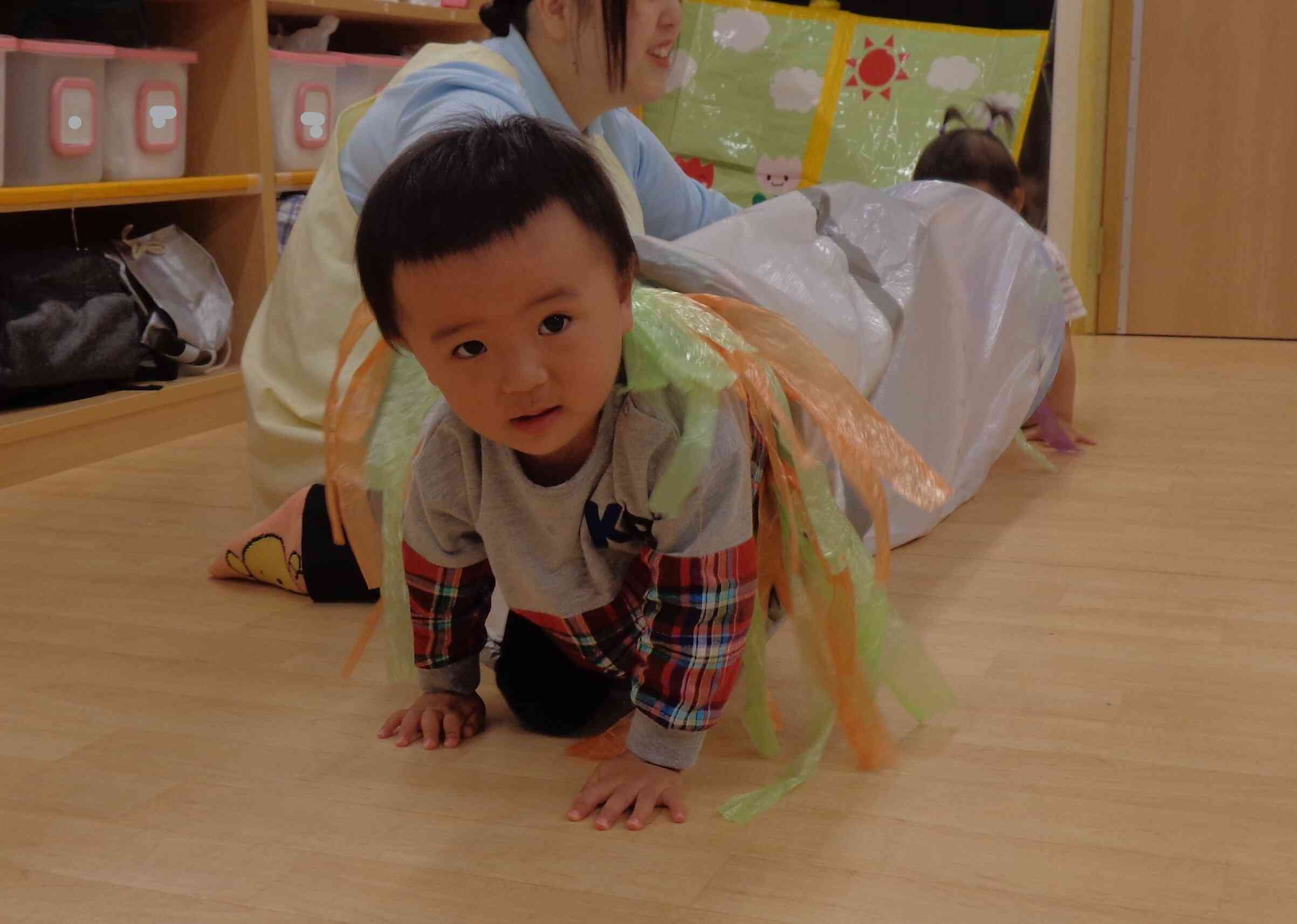 みんなで運動あそび☆（0.1.2歳児、全クラス）