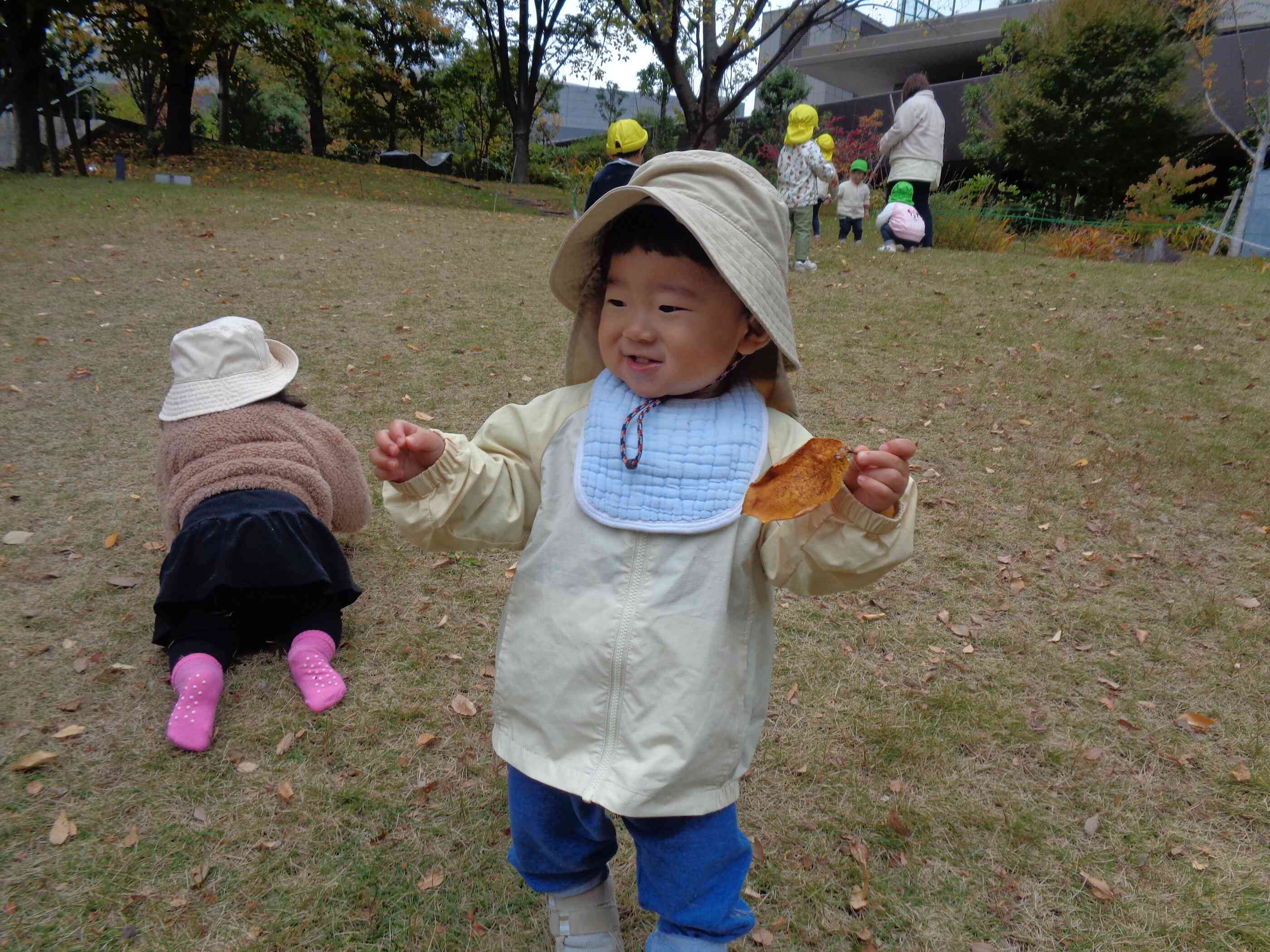 お気に入りの葉っぱみいつけた！