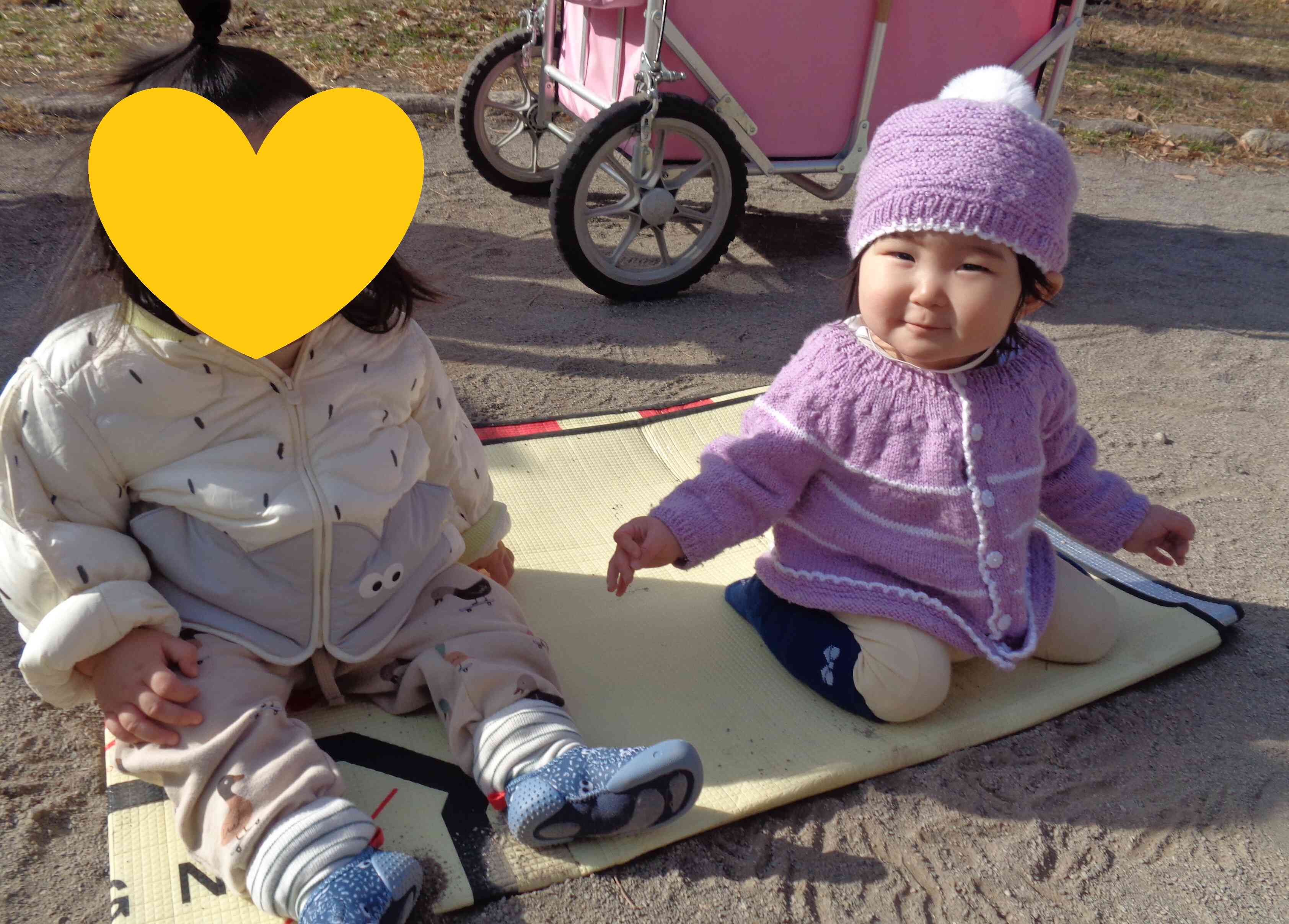 にこにこ日向ぼっこ♪