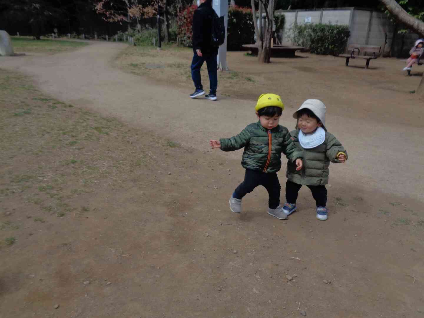 追いかけっこ楽しいね！