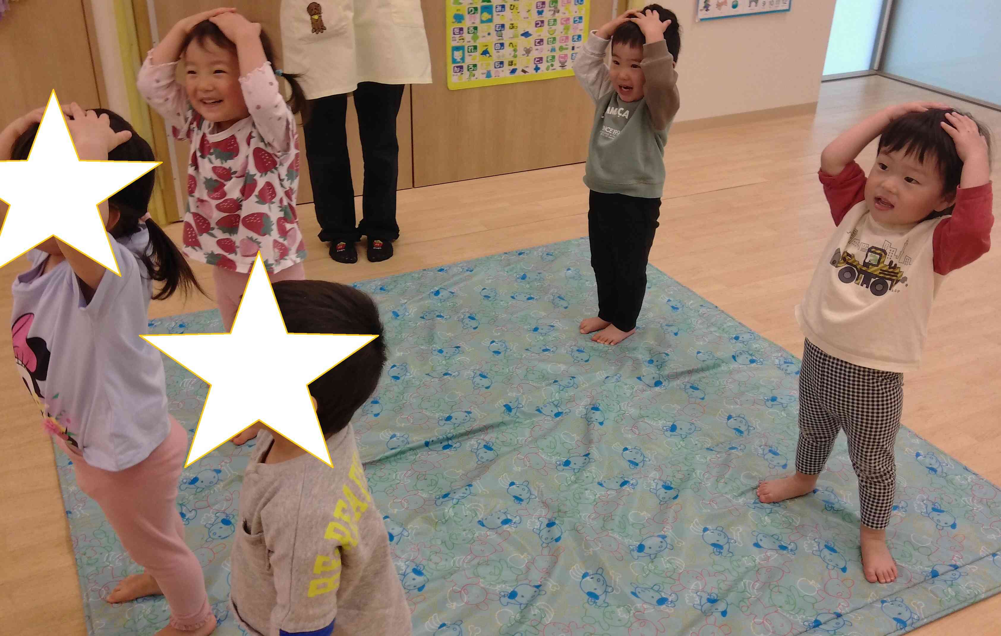 リズムに乗って楽しいね！