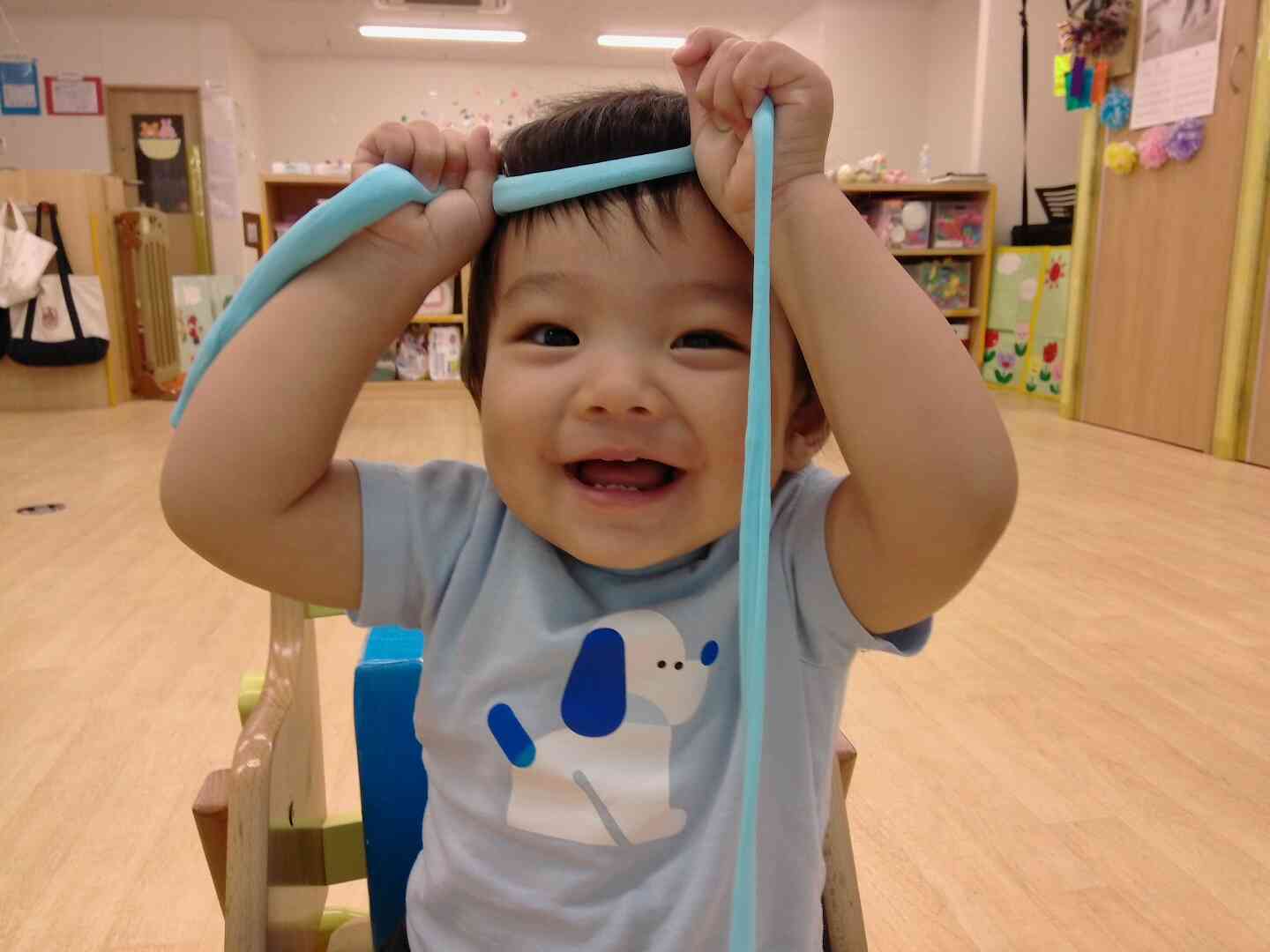 五感で楽しむあそび体験！(０・１・２歳児、全クラス)