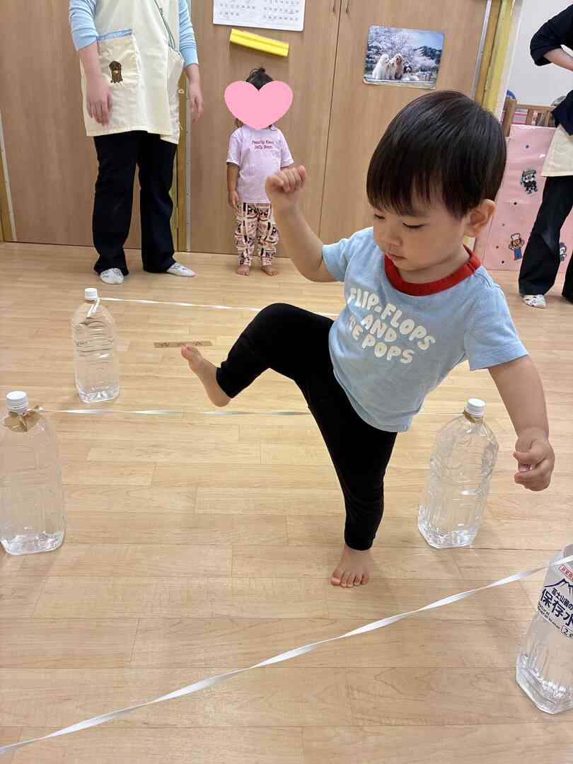 ゴム跳び、よいしょ！