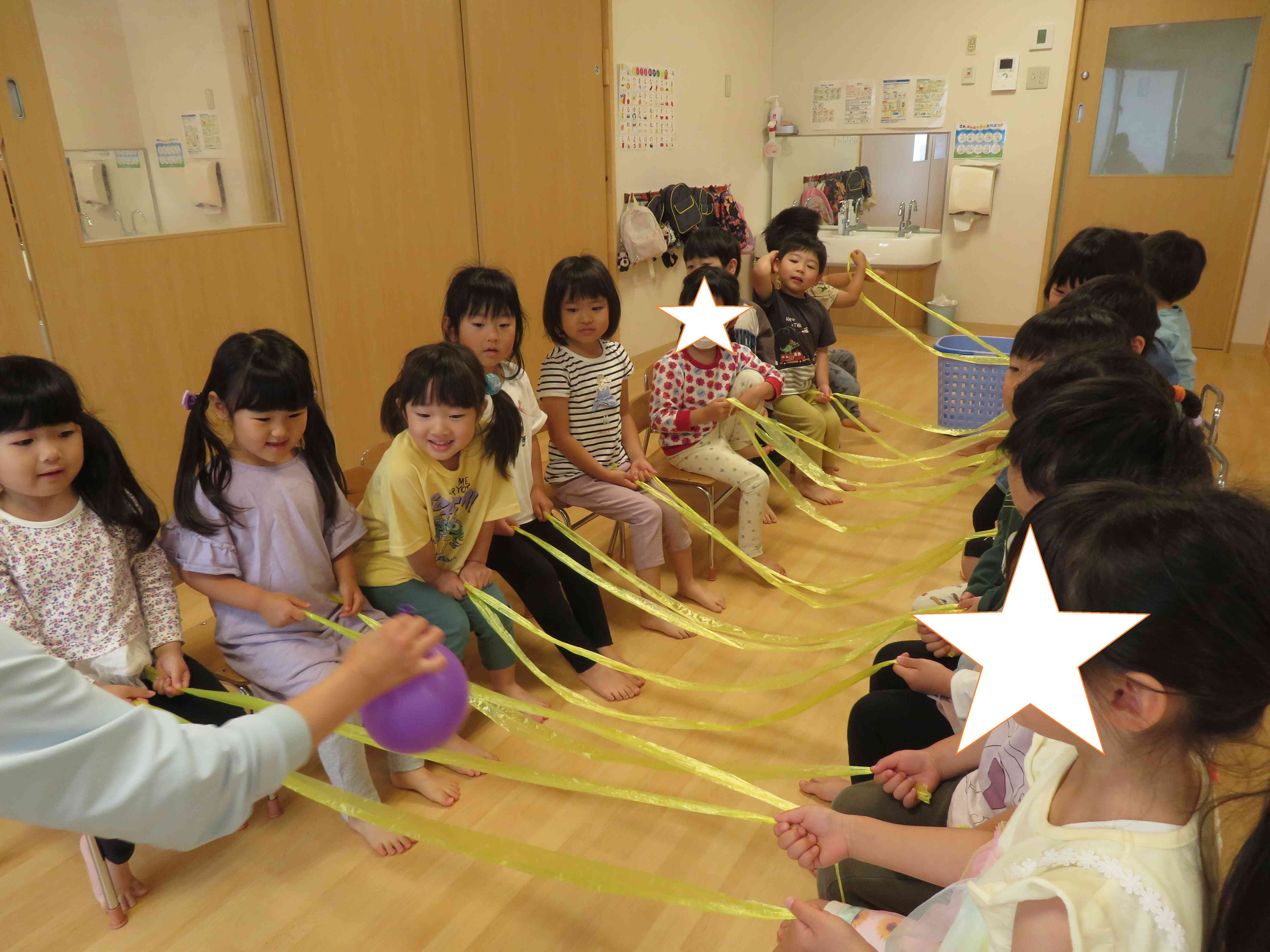 風船ゴールまで運べるかな？