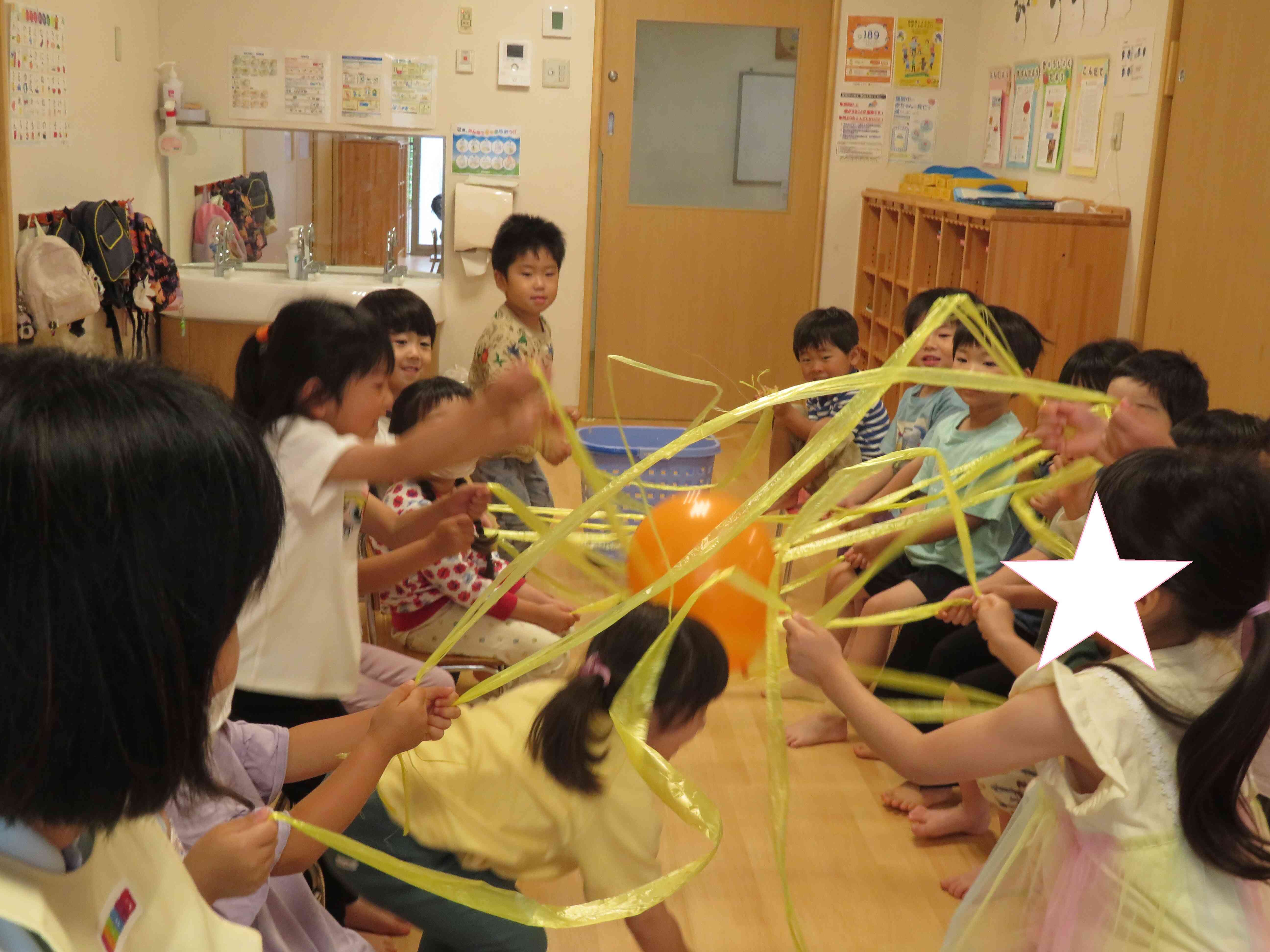 ボールが落っこちちゃった～☺