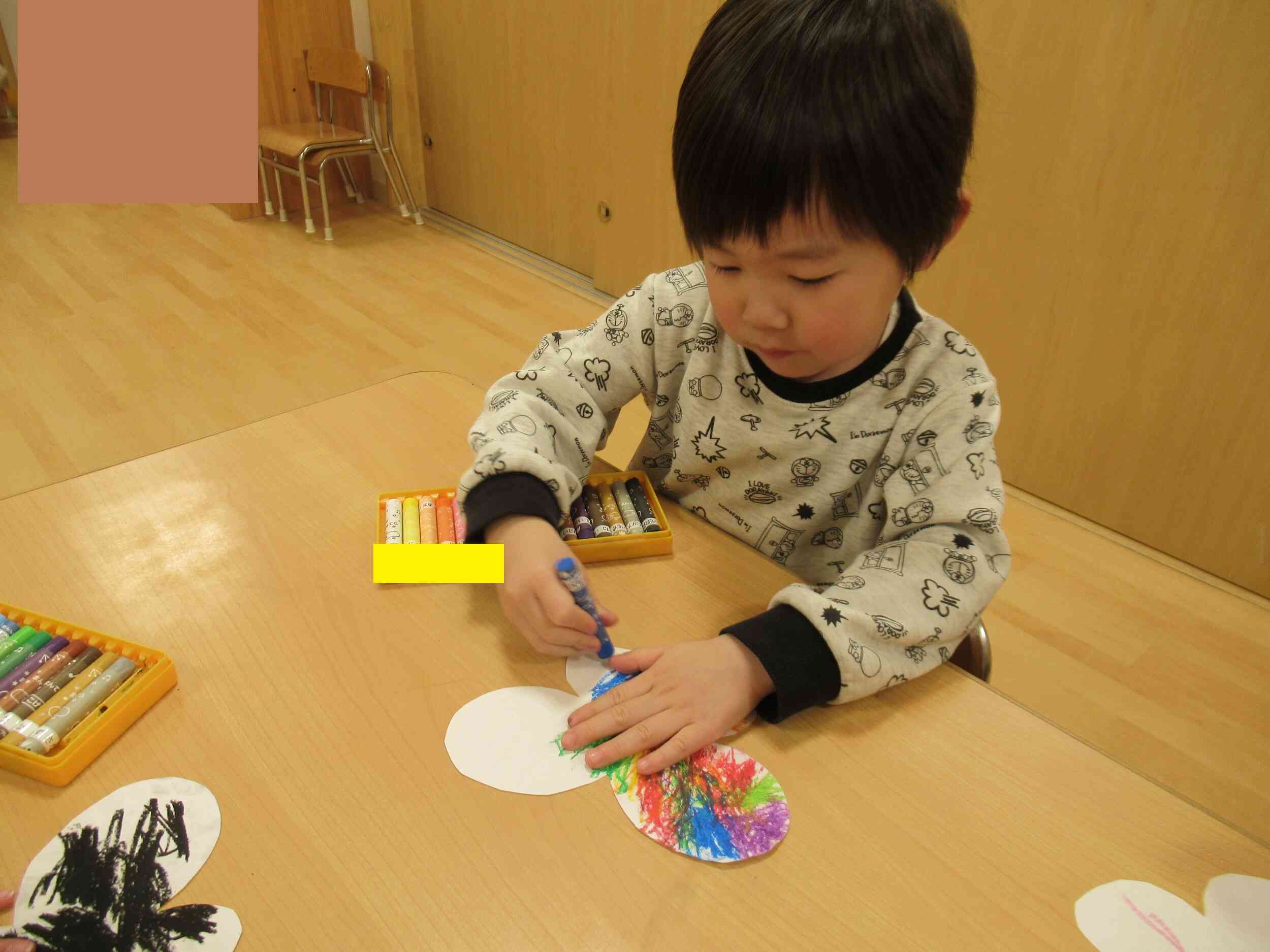 ちょうちょを作ったよ♪3歳児(りす組)