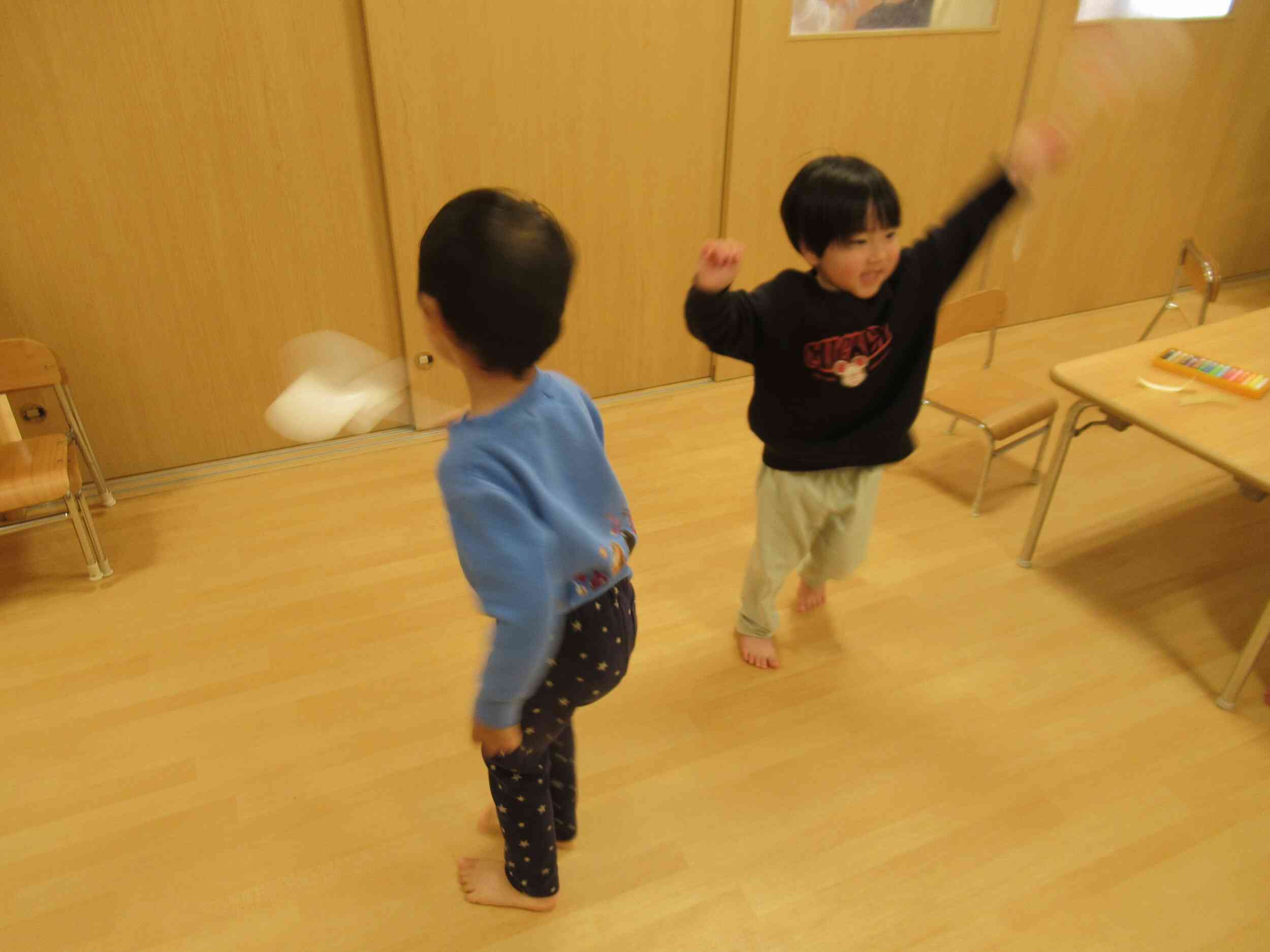 パタパタ飛んでるよ～！