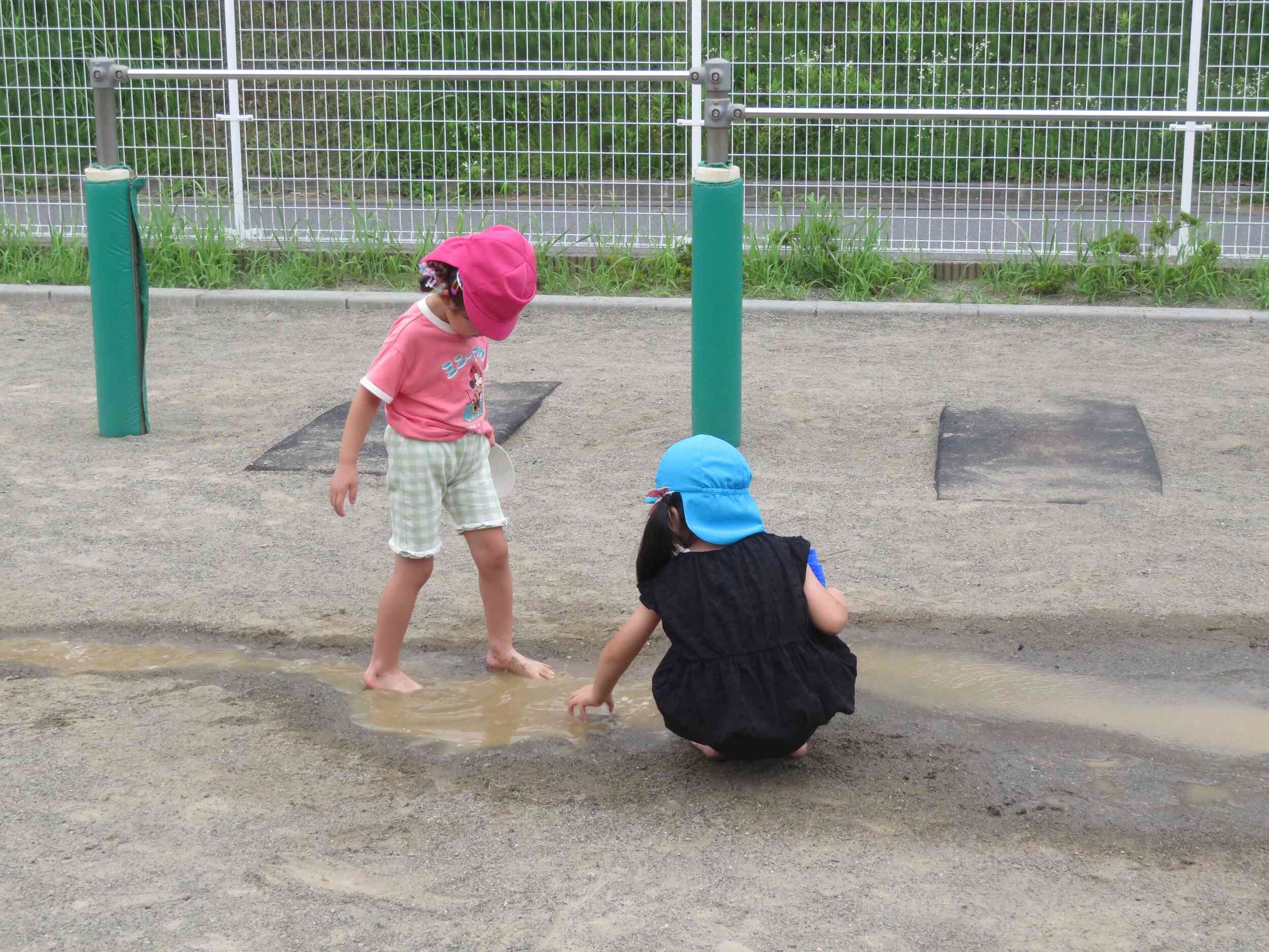 川ができたね！