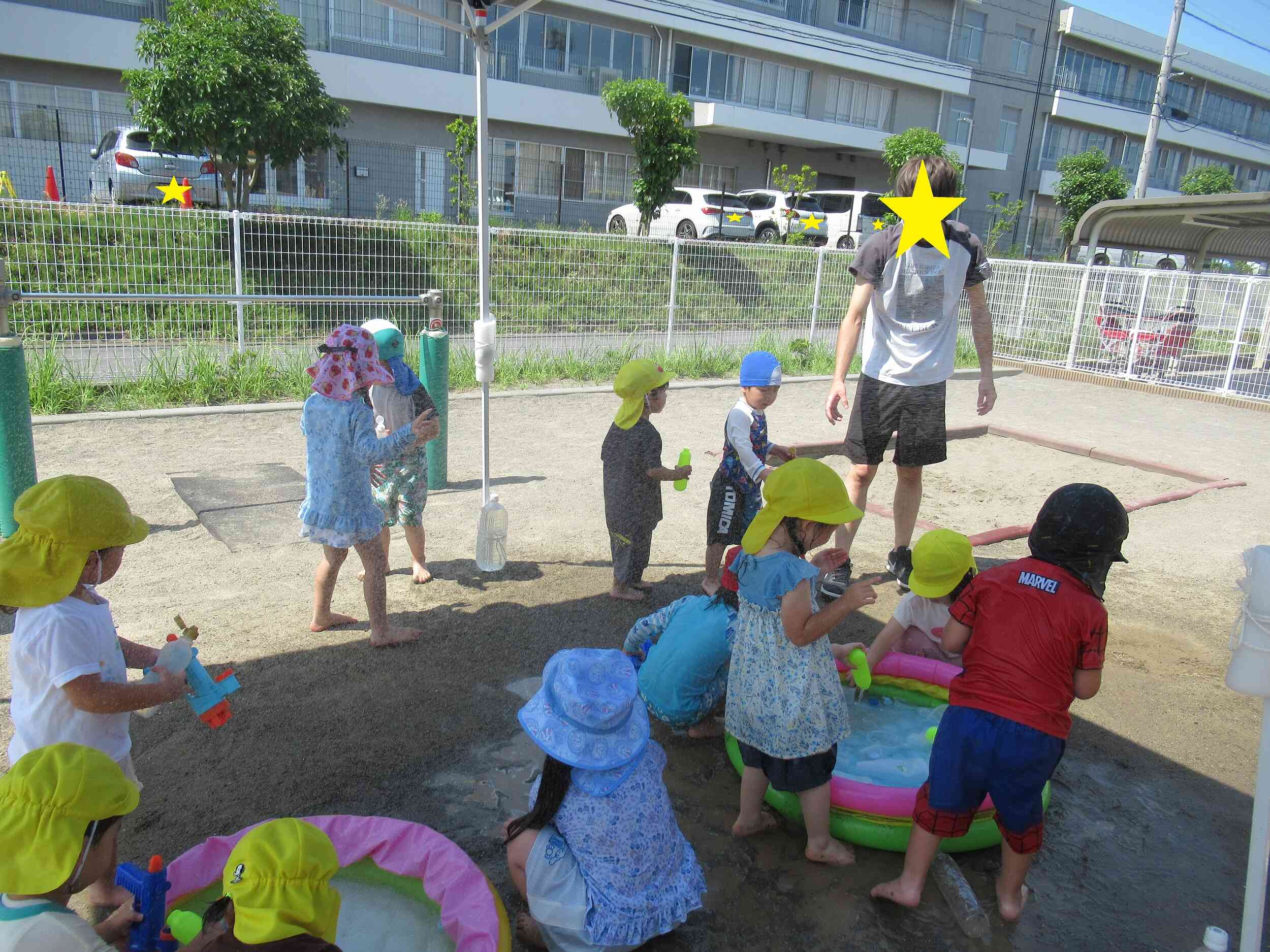 水遊びたのしいね！