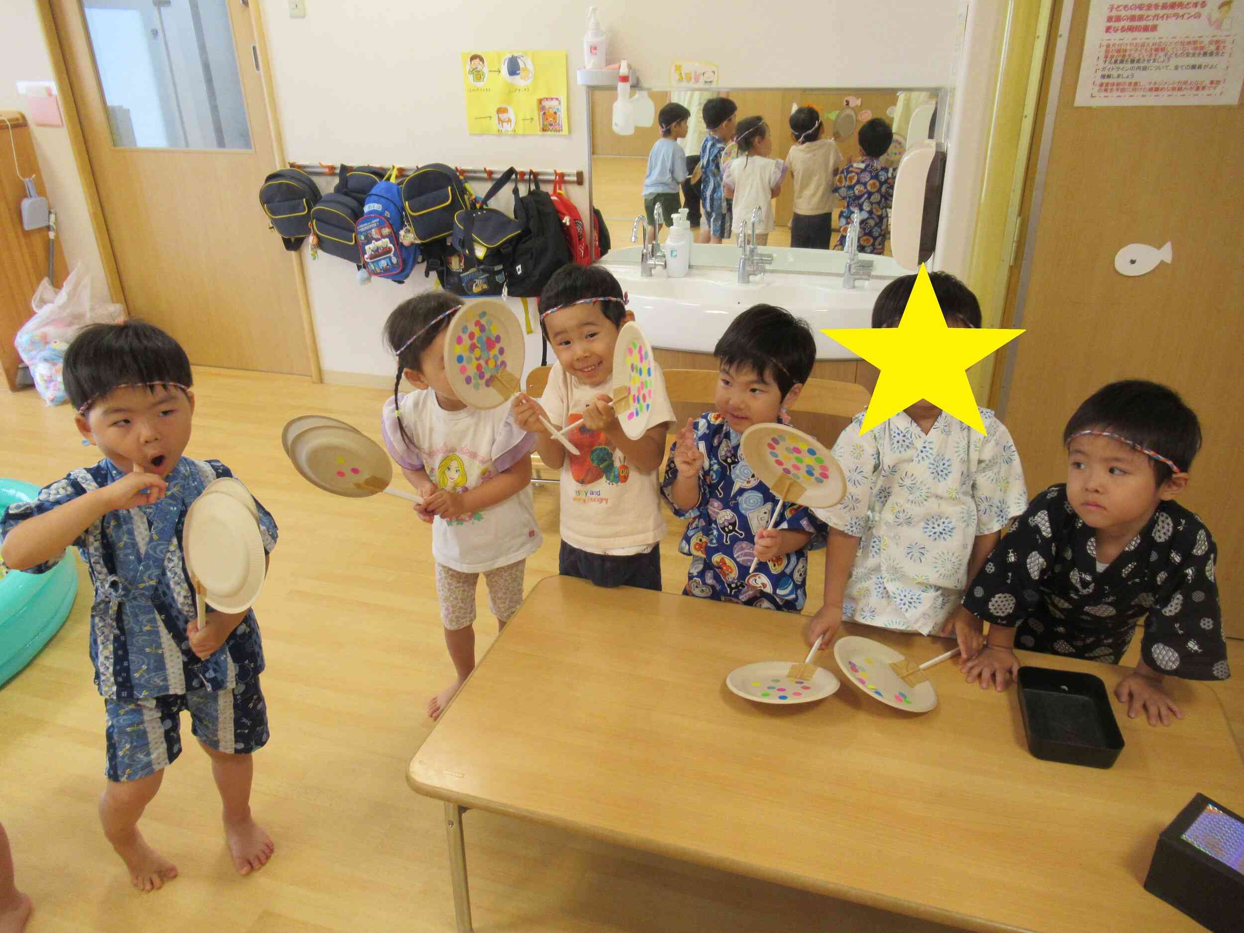 楽しい夏祭り！（３歳児）