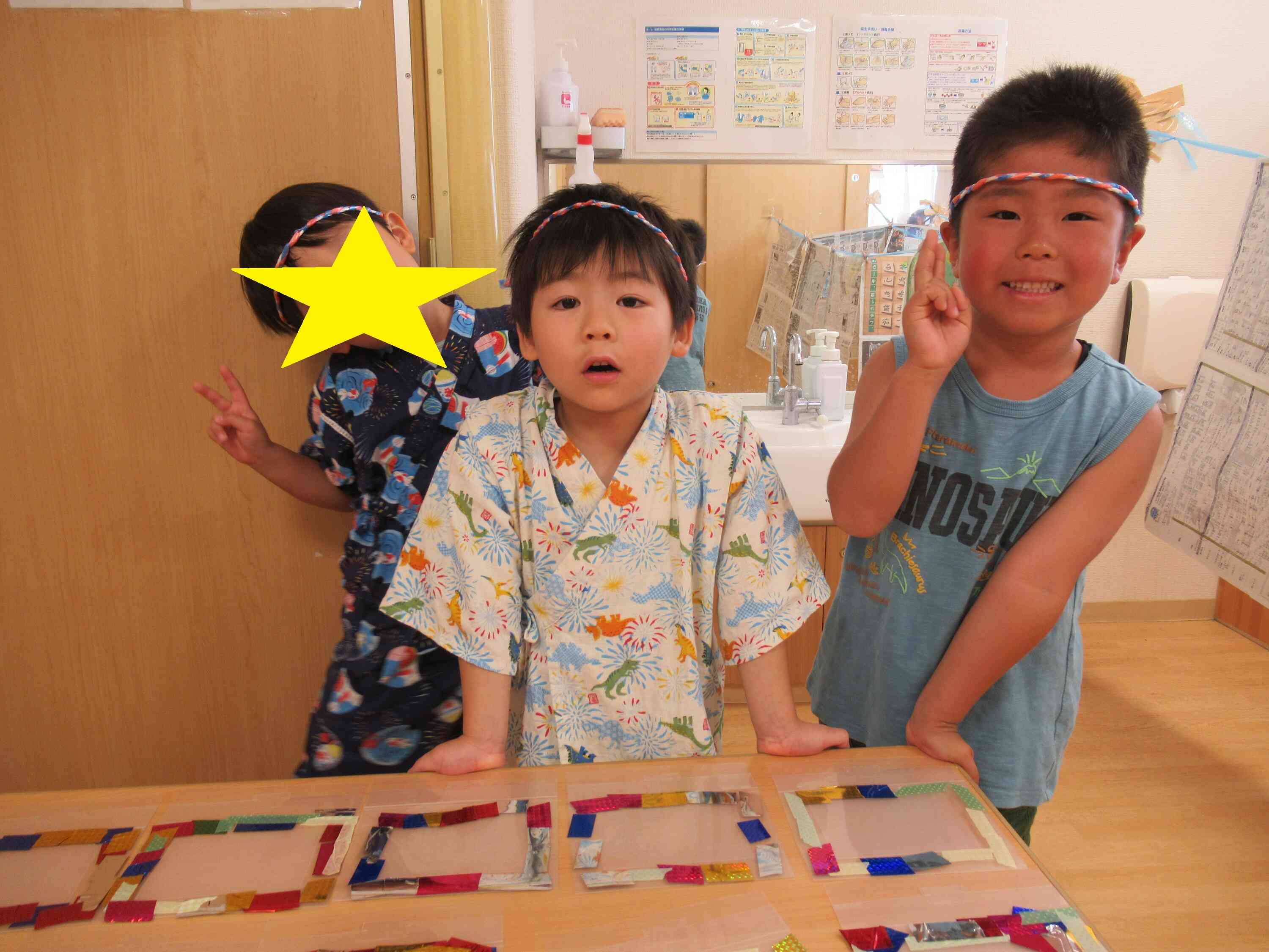 最後の夏祭り楽しかったな♡きりん組