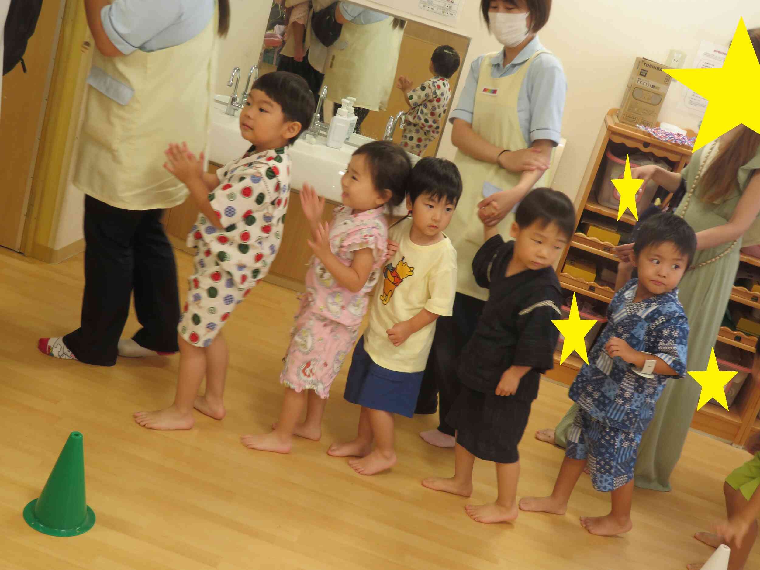 盆踊りをしたよ!