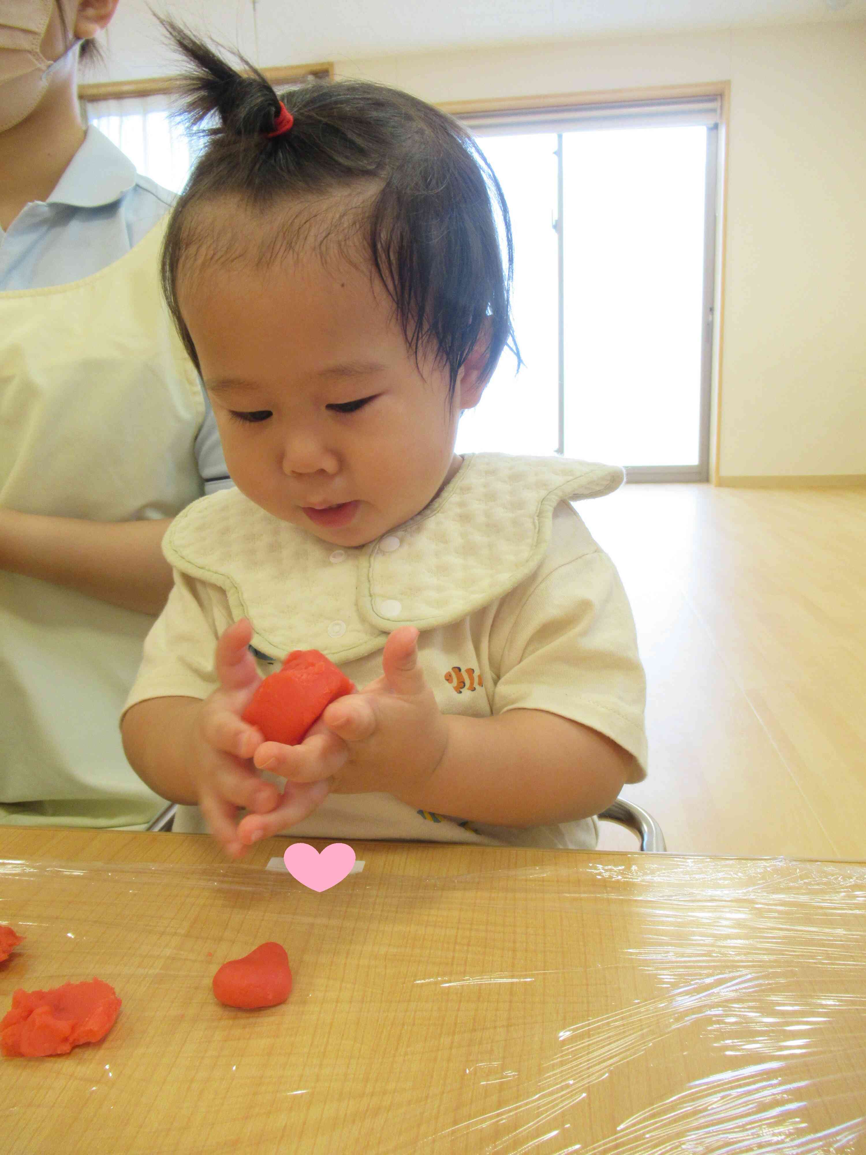 小さくちぎって丸めるよ！