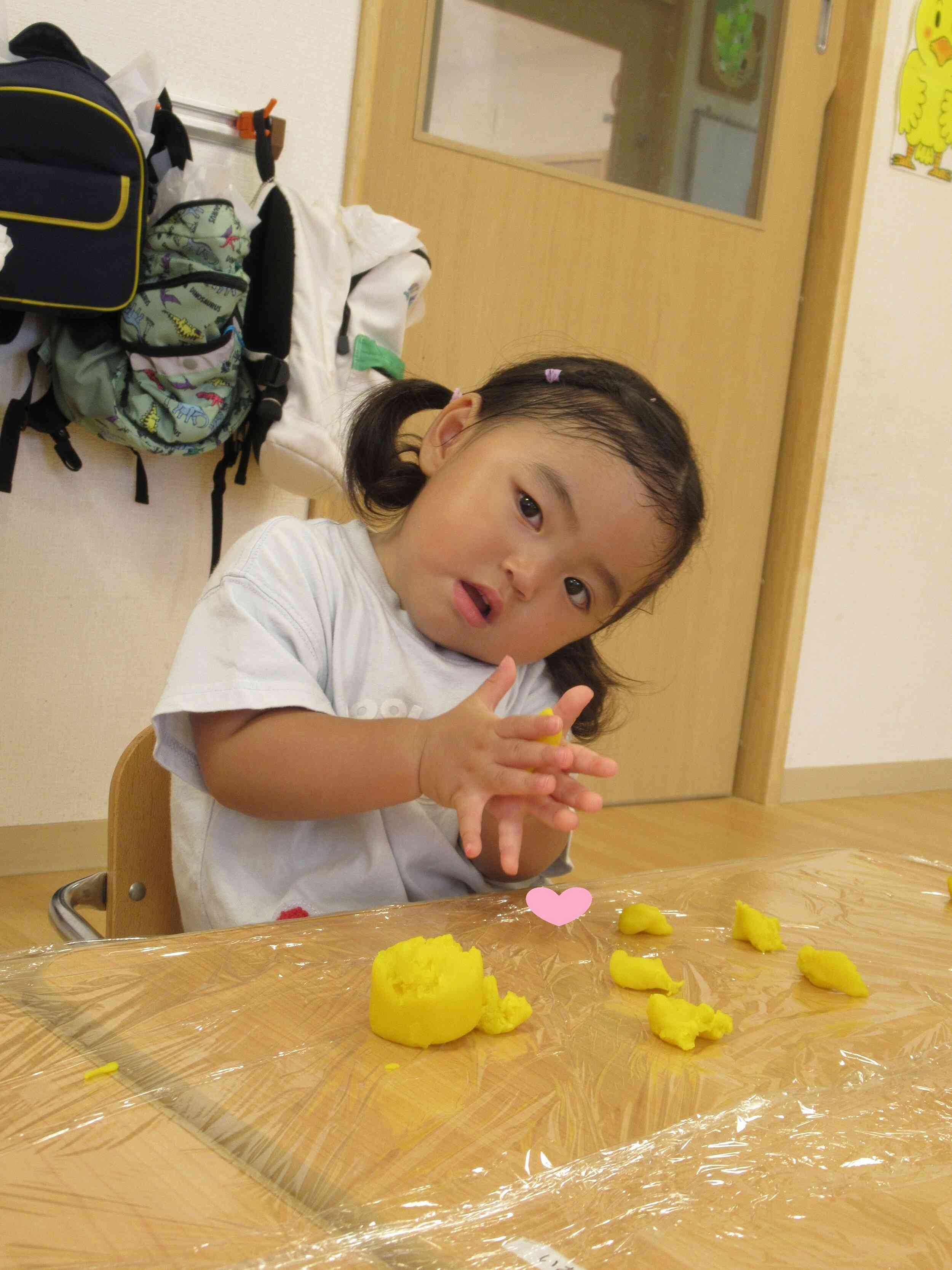 お月見団子を作るよ！