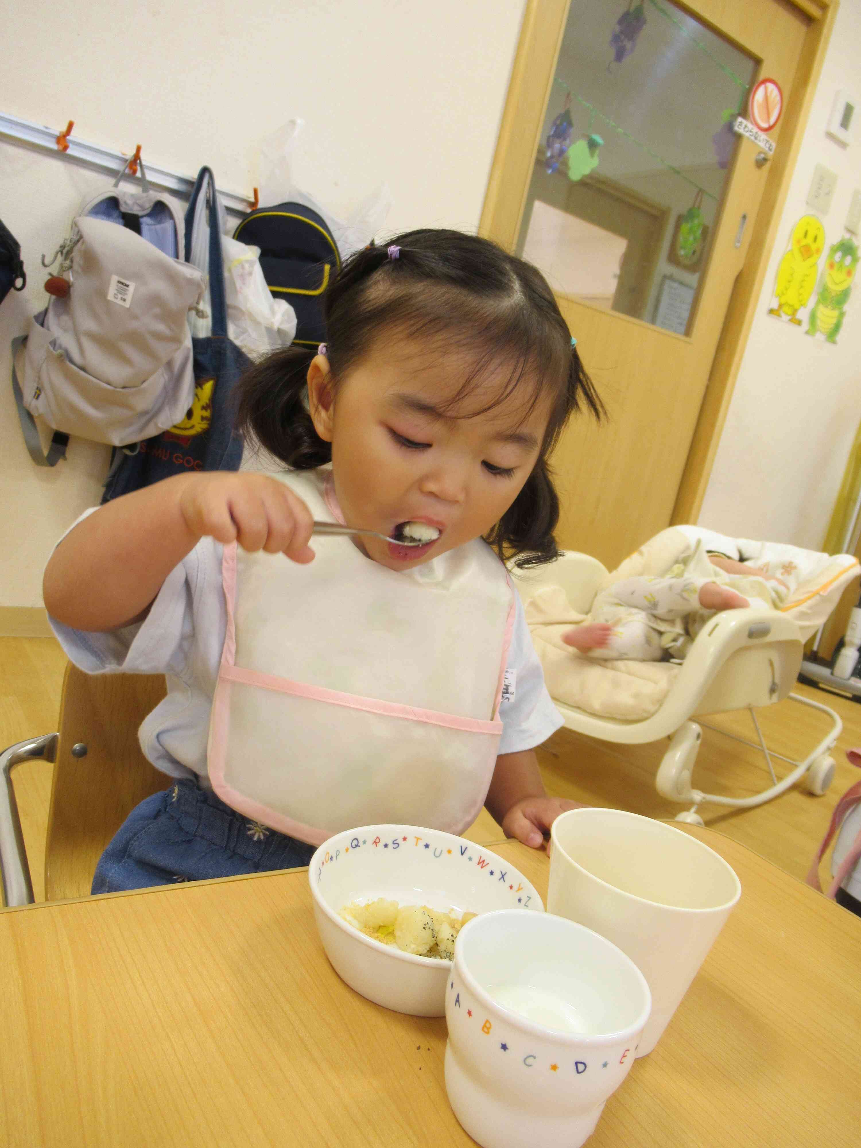 大きなお口であーん！