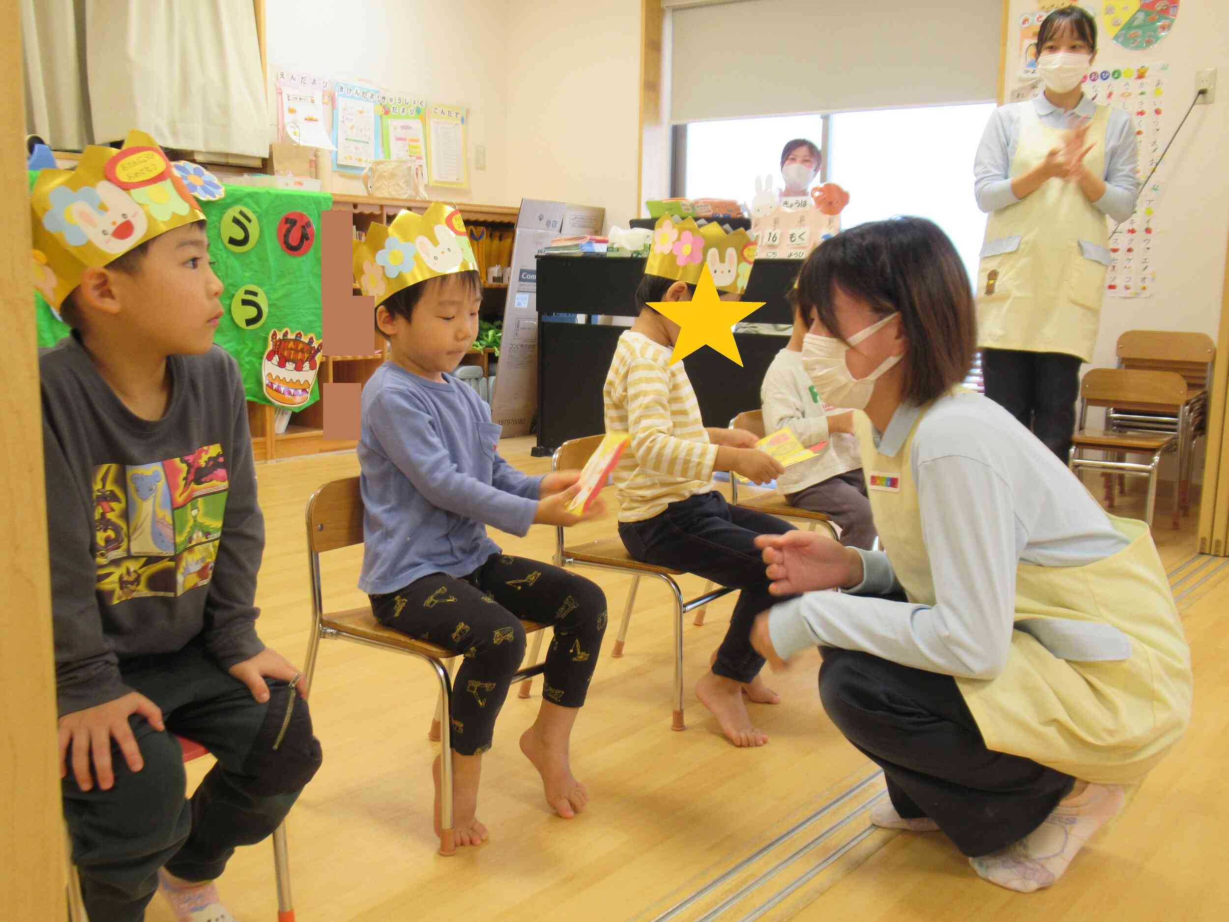 クラスの先生からカードのプレゼント♡