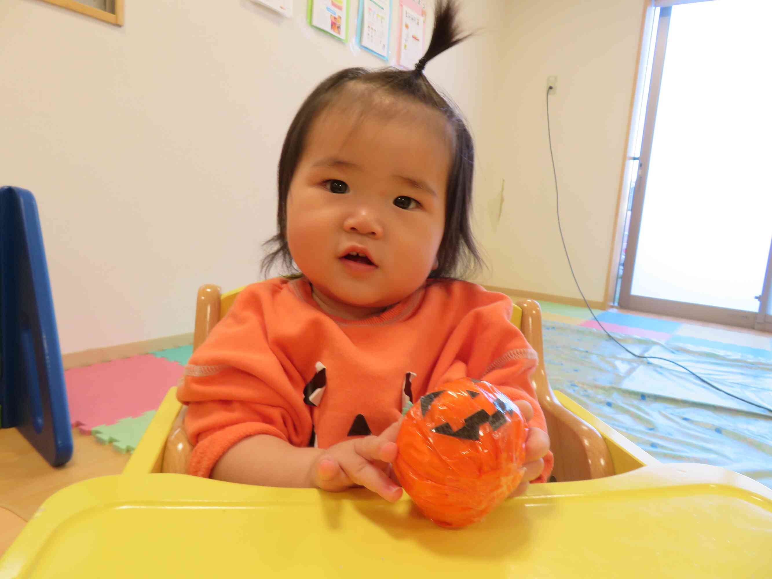 お洋服と同じジャックオランタンだよ