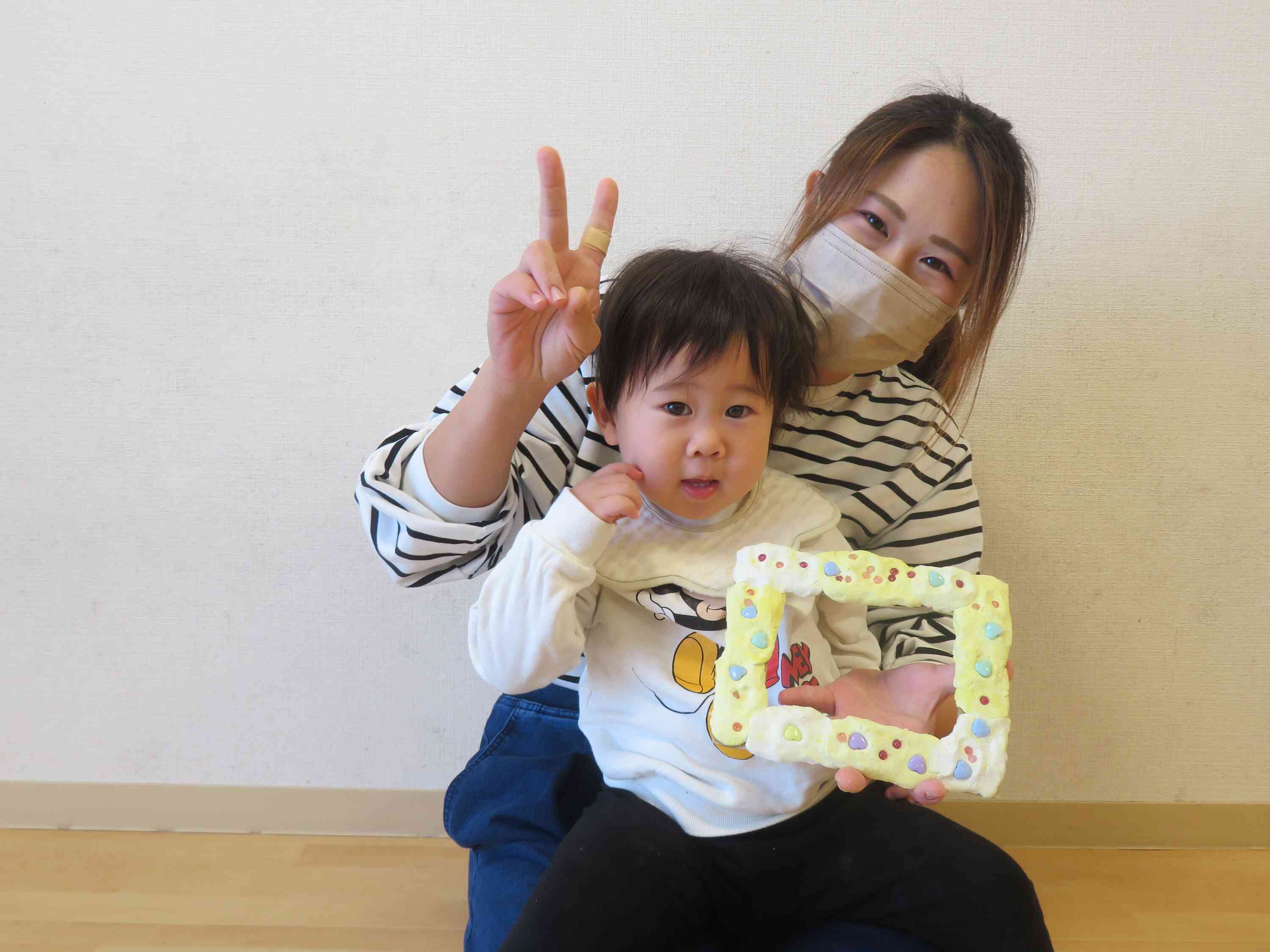 ママと一緒にニコー！