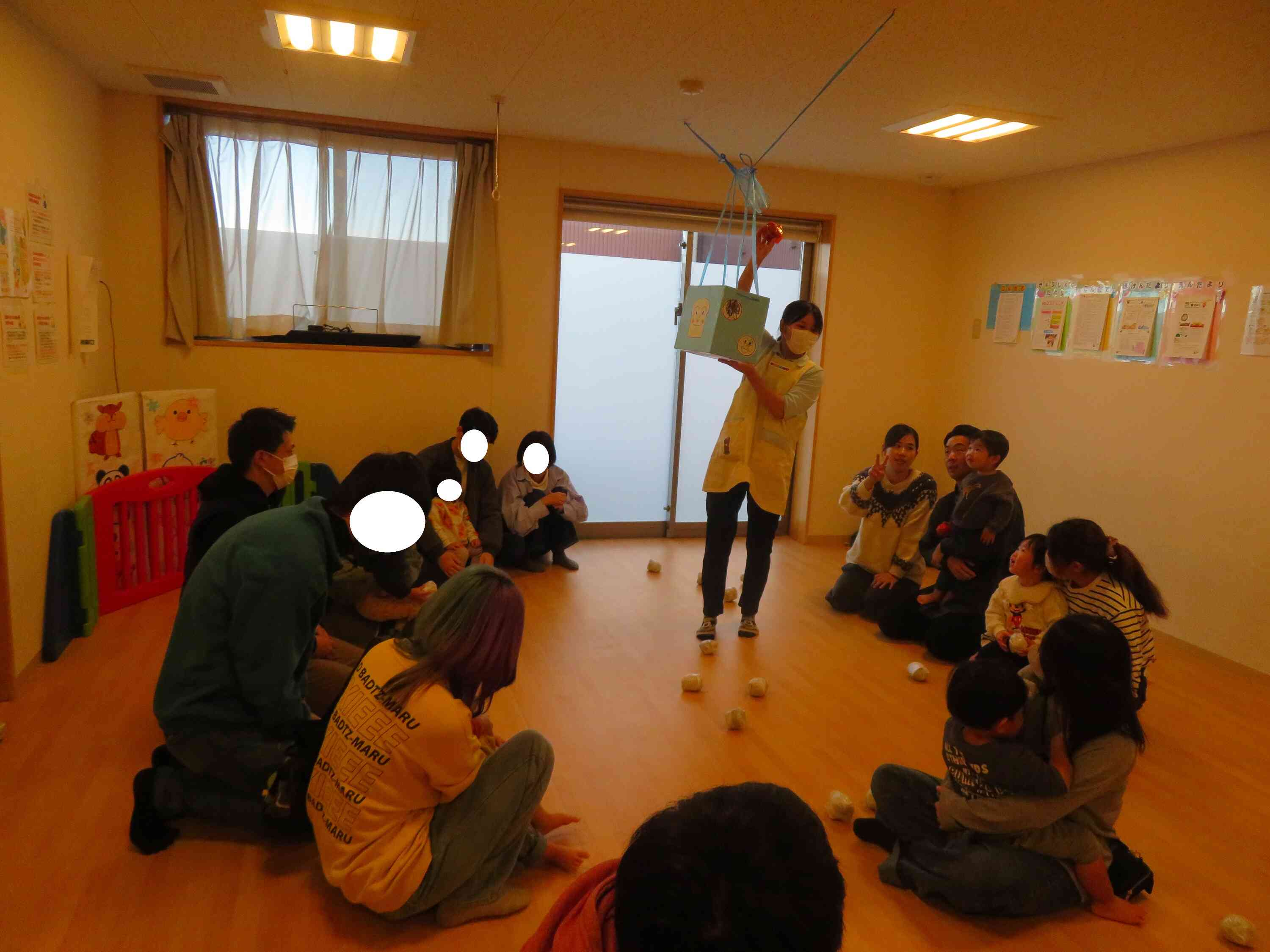 みんなでボールの数を数えました！