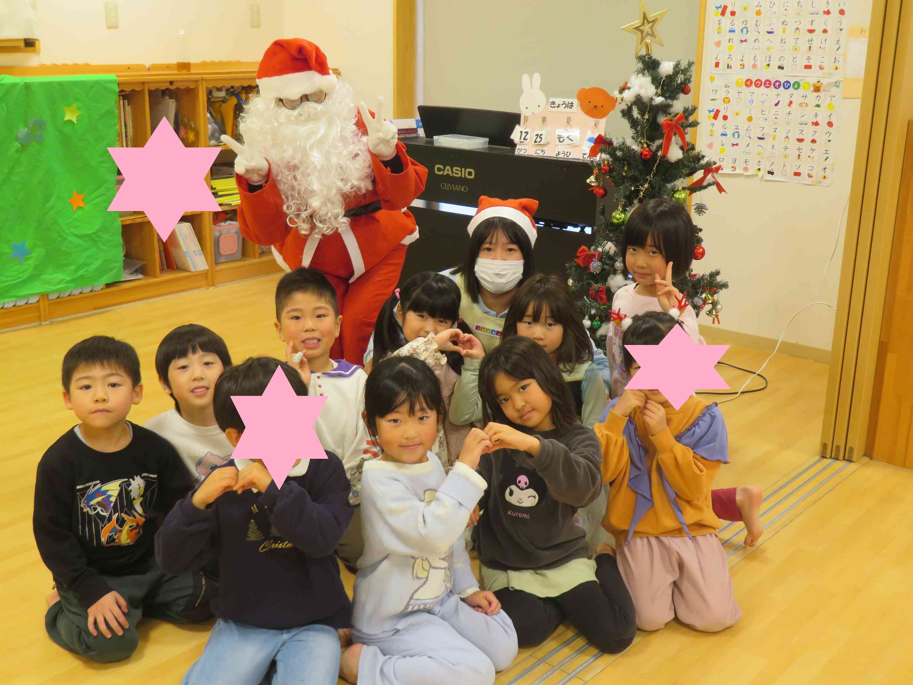 サンタさんが来たよ♪
