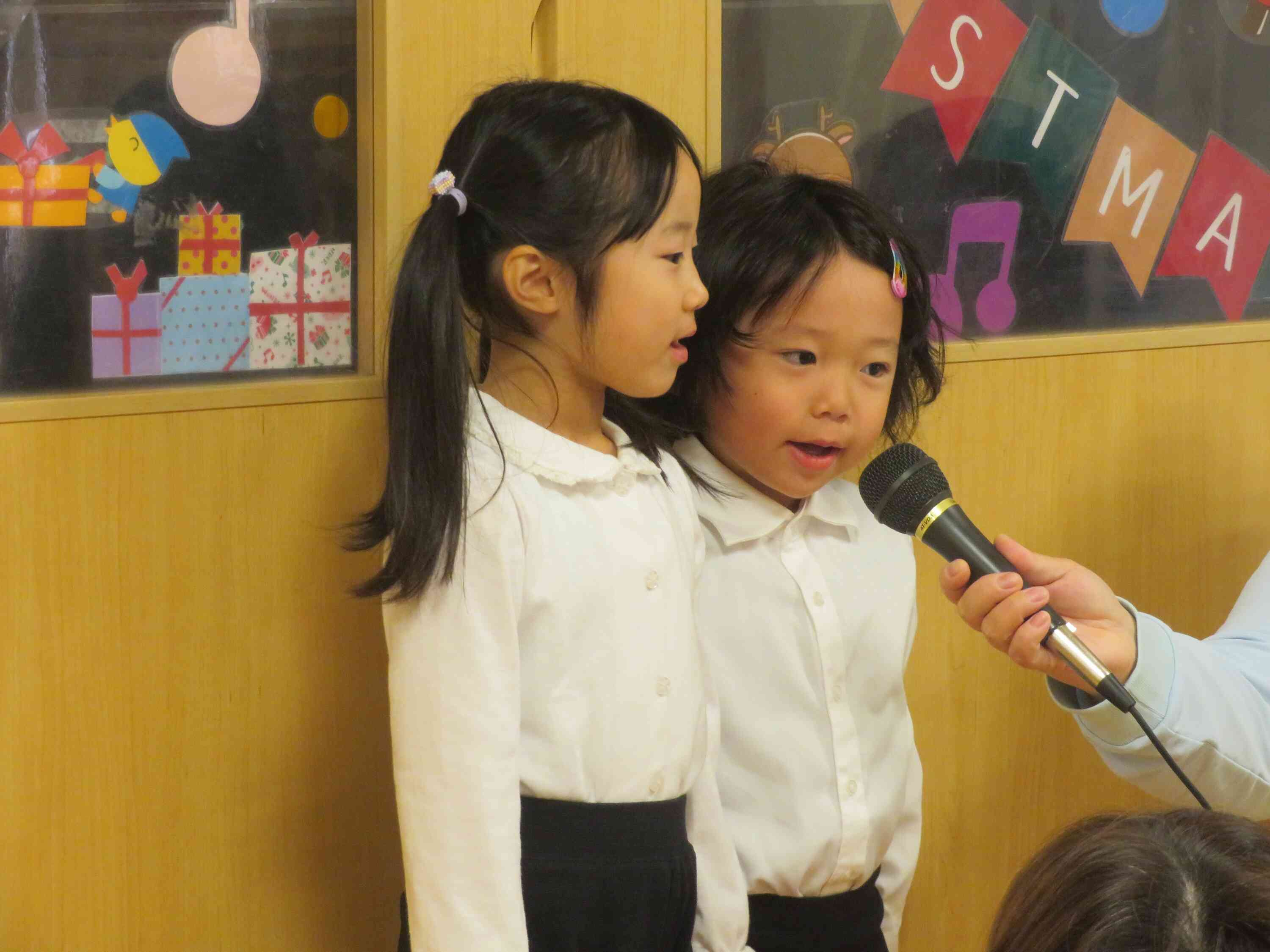 はじめのことば、緊張しながらも頑張って言えました☆