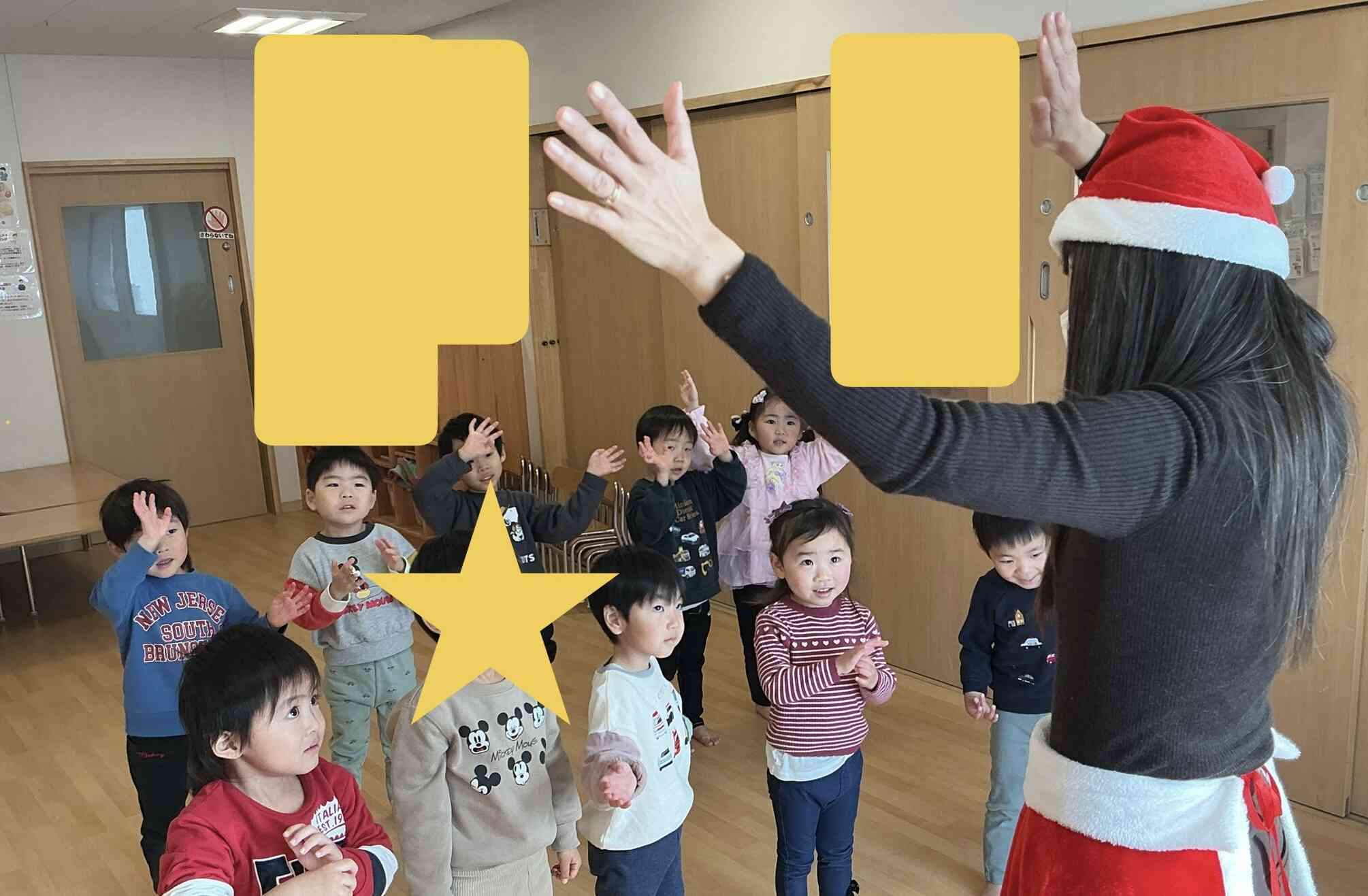 12月の英会話レッスン（3歳児クラス）