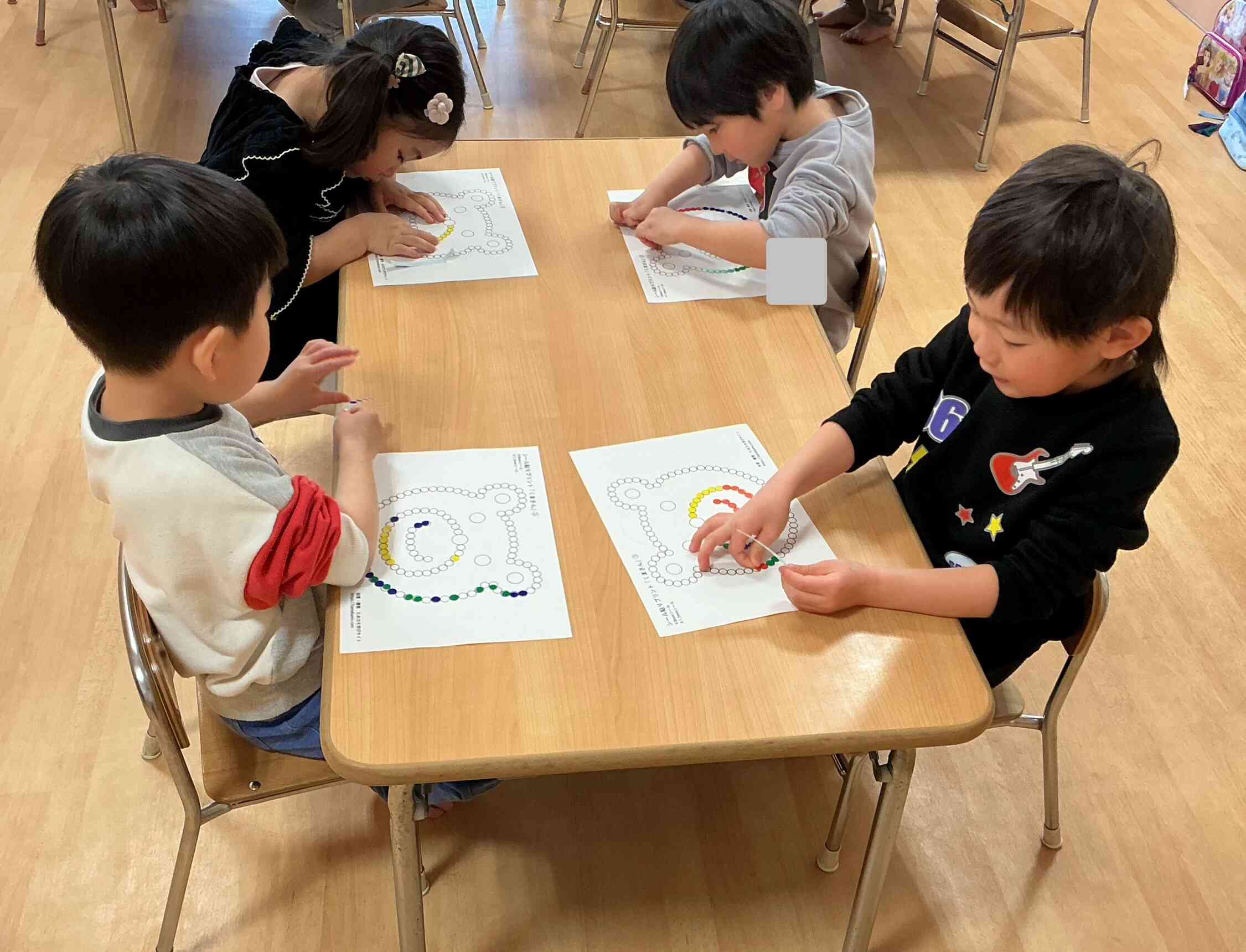 ３歳児の日常（りす組）