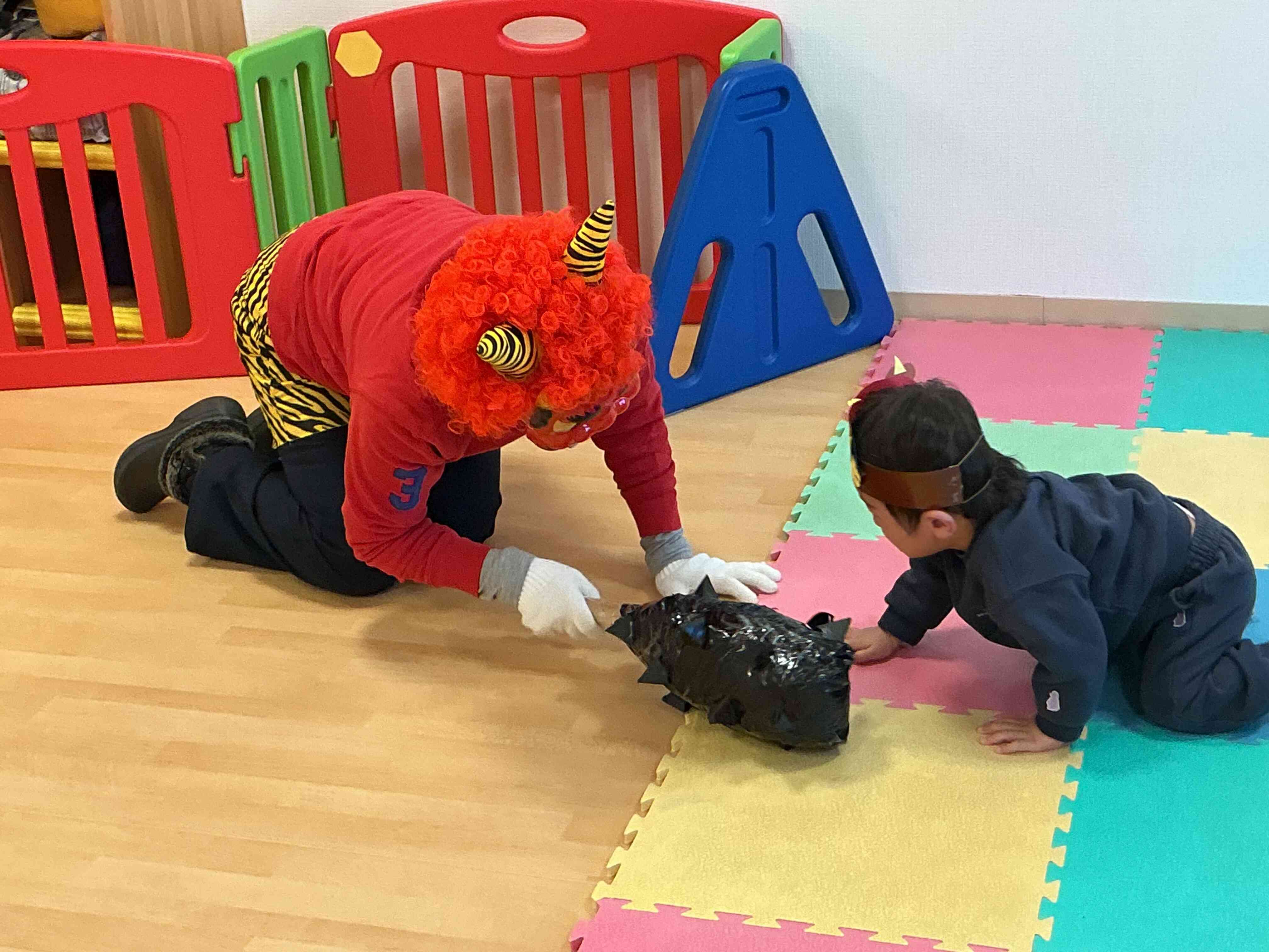 鬼とにらめっこ