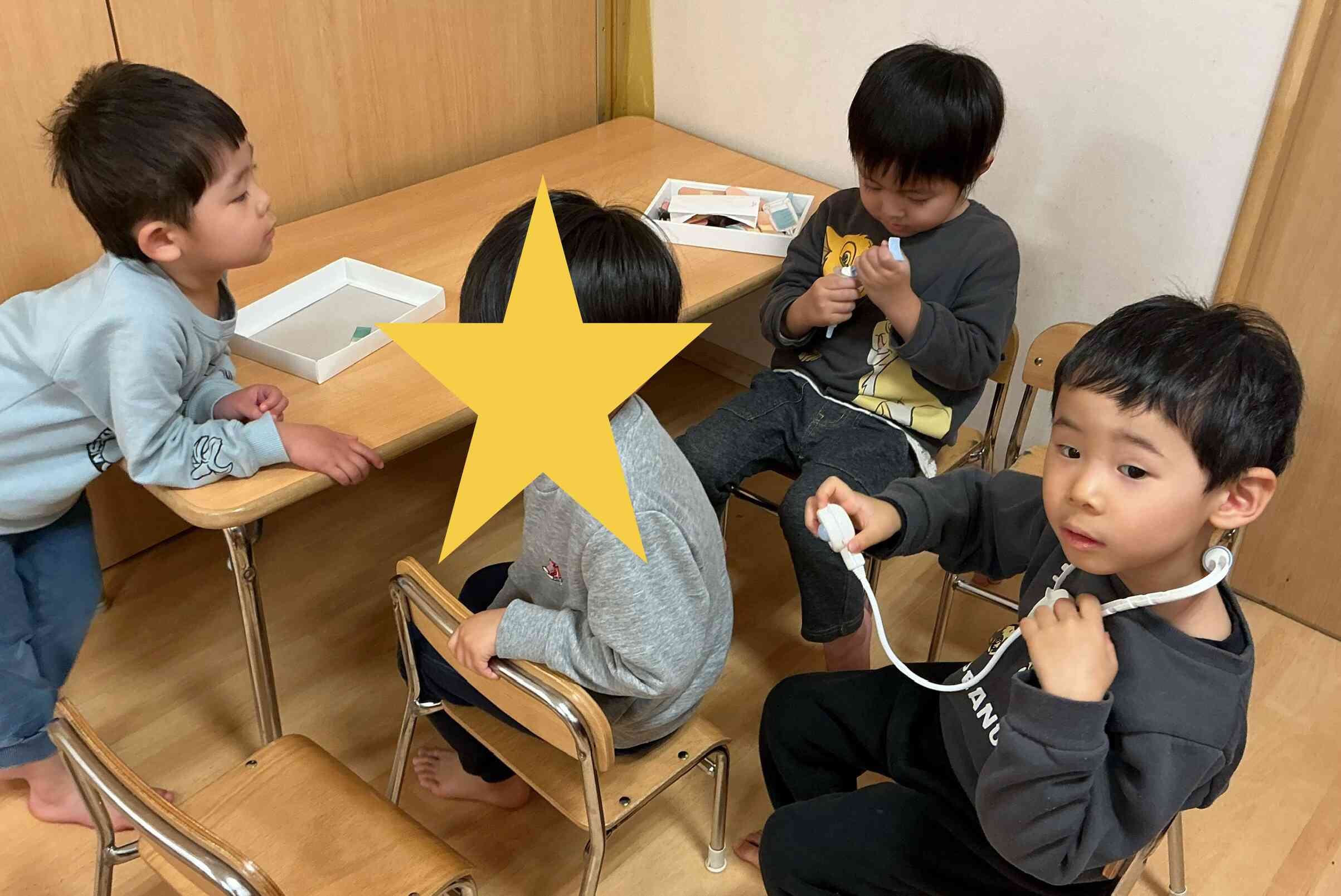 病院ごっこをしました!