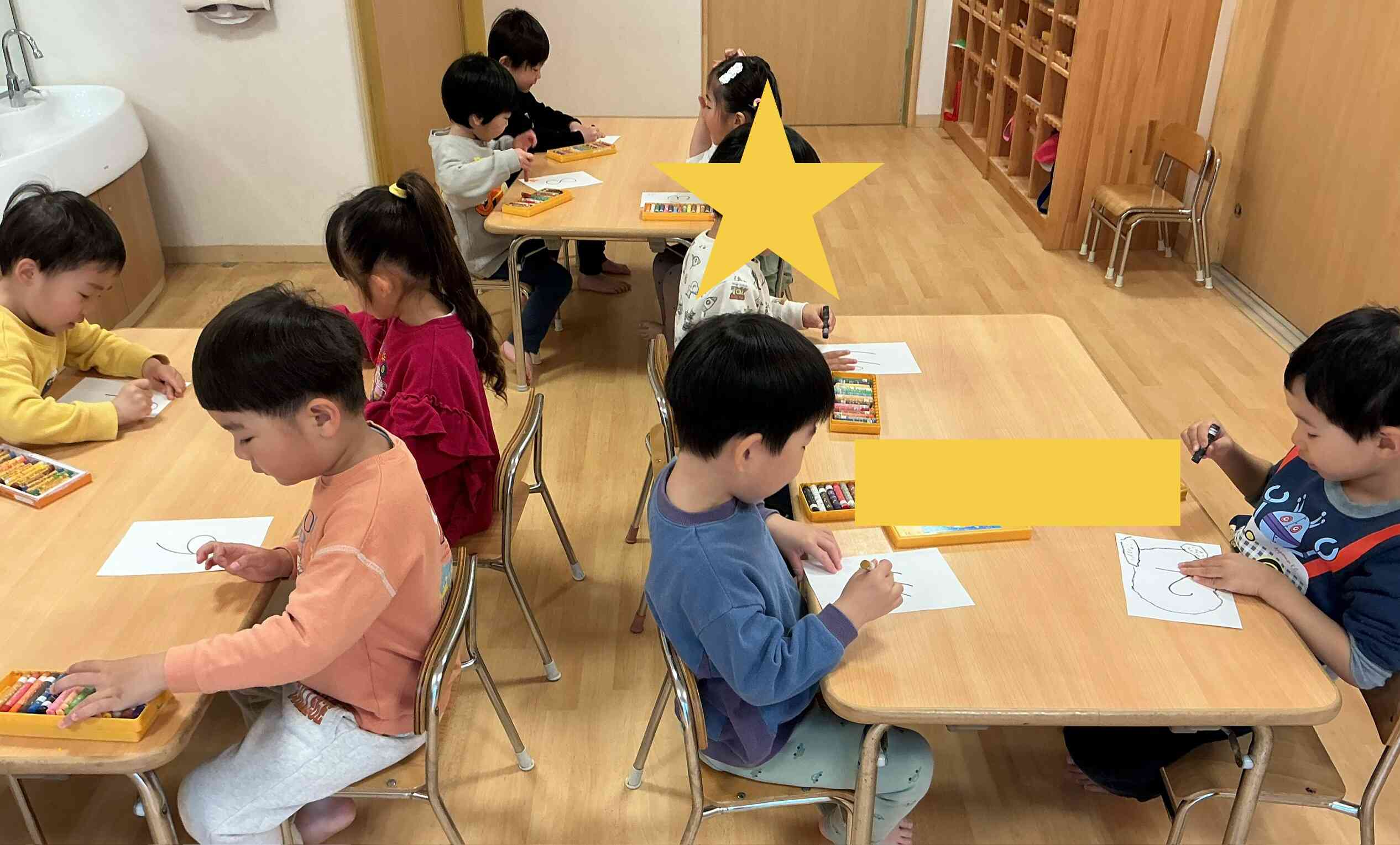 進級までのカレンダー作りをしました♪