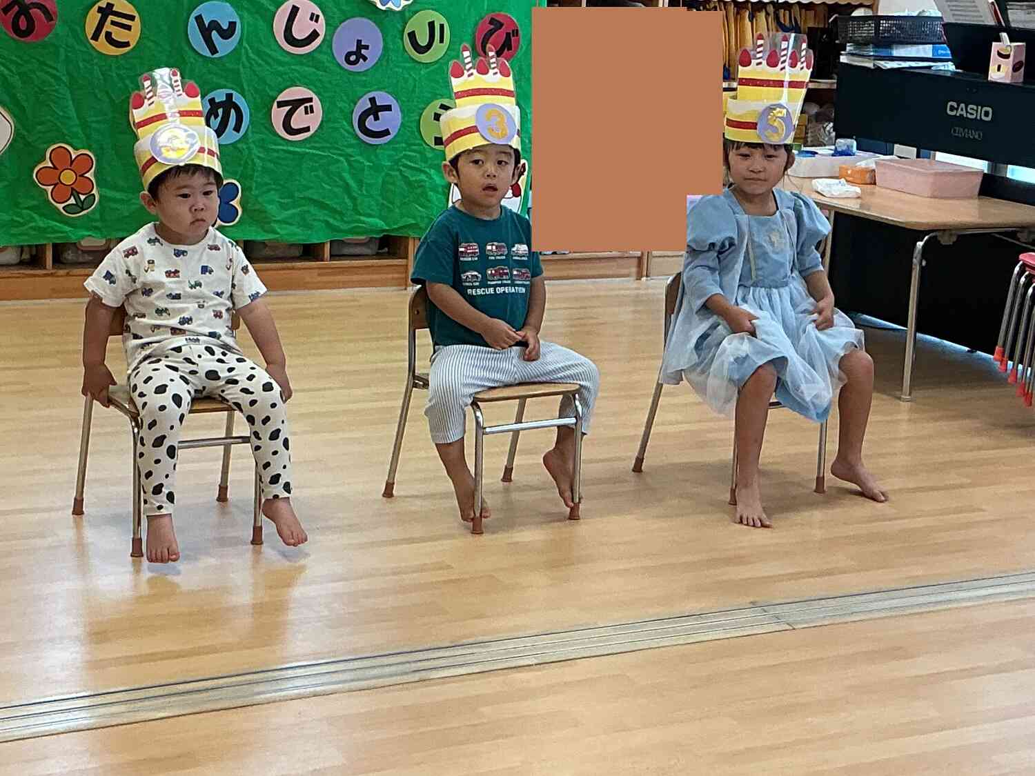 ７月のお誕生会をしたよ！