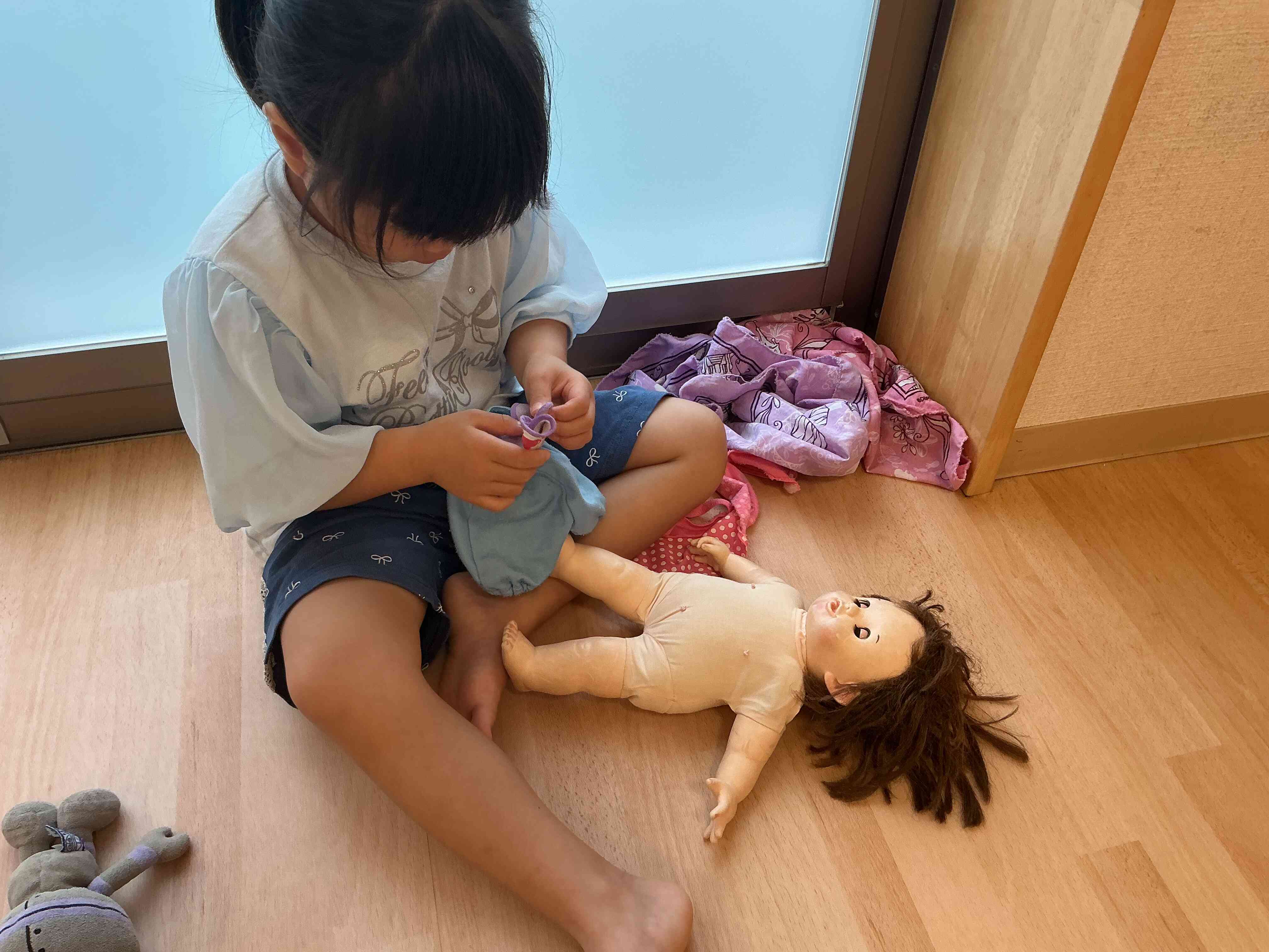 ポポちゃんのお世話も完璧です！