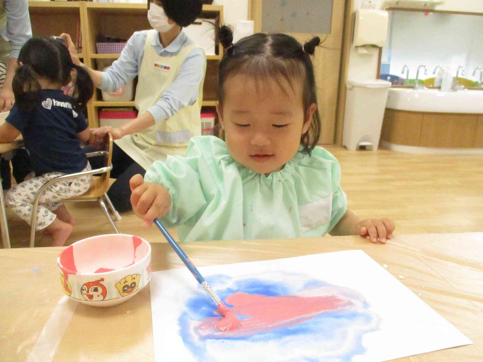滲み絵にちょうせん！