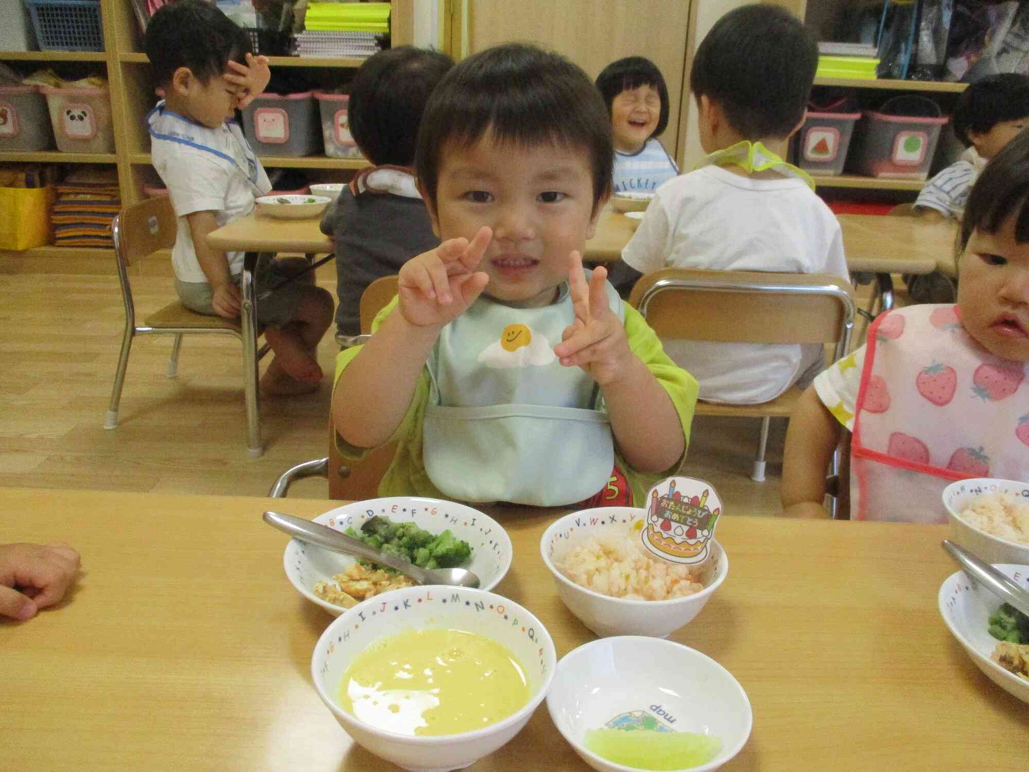 お誕生日ランチ、いただきます♪