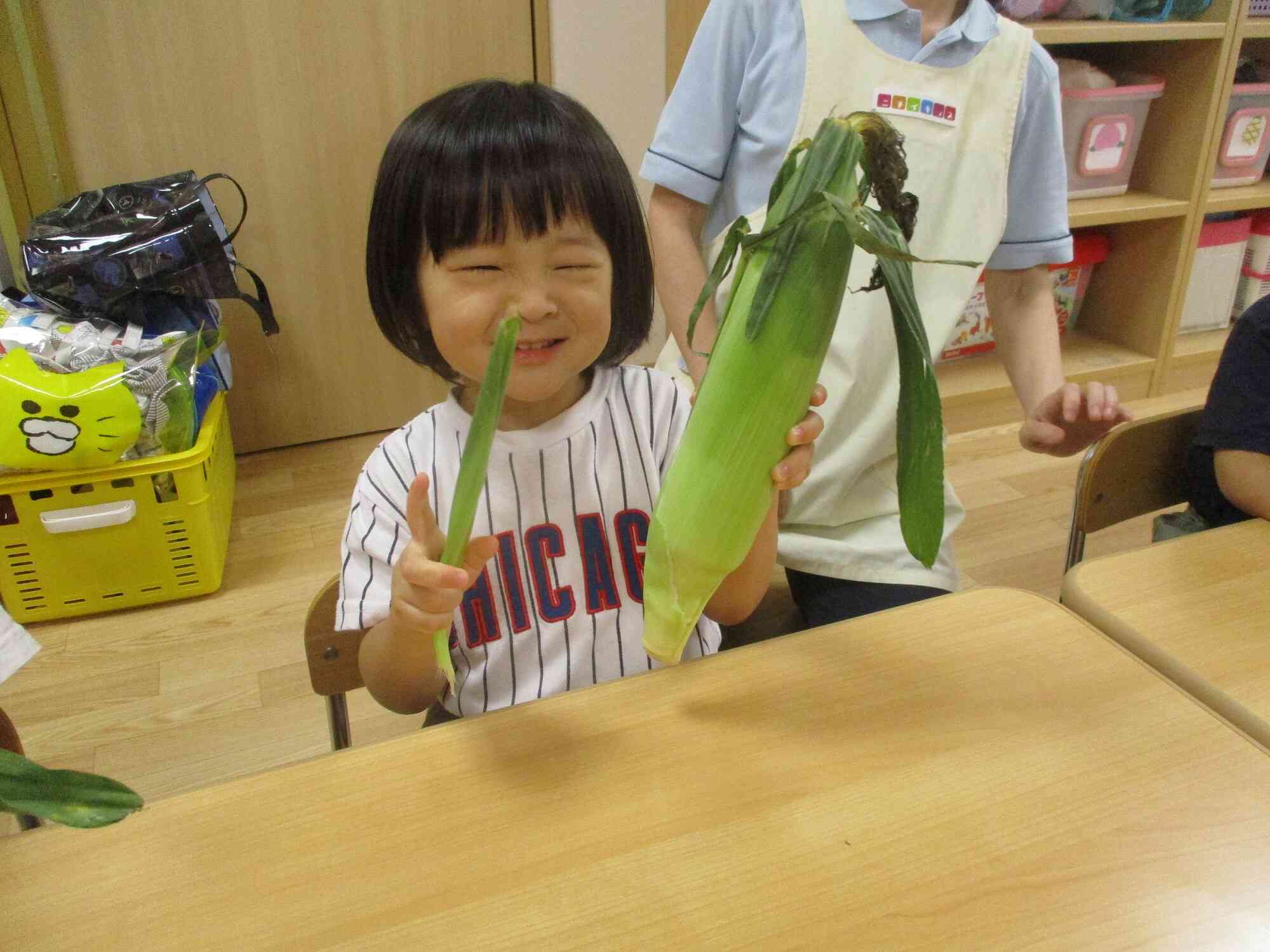 上手にむけたよ！