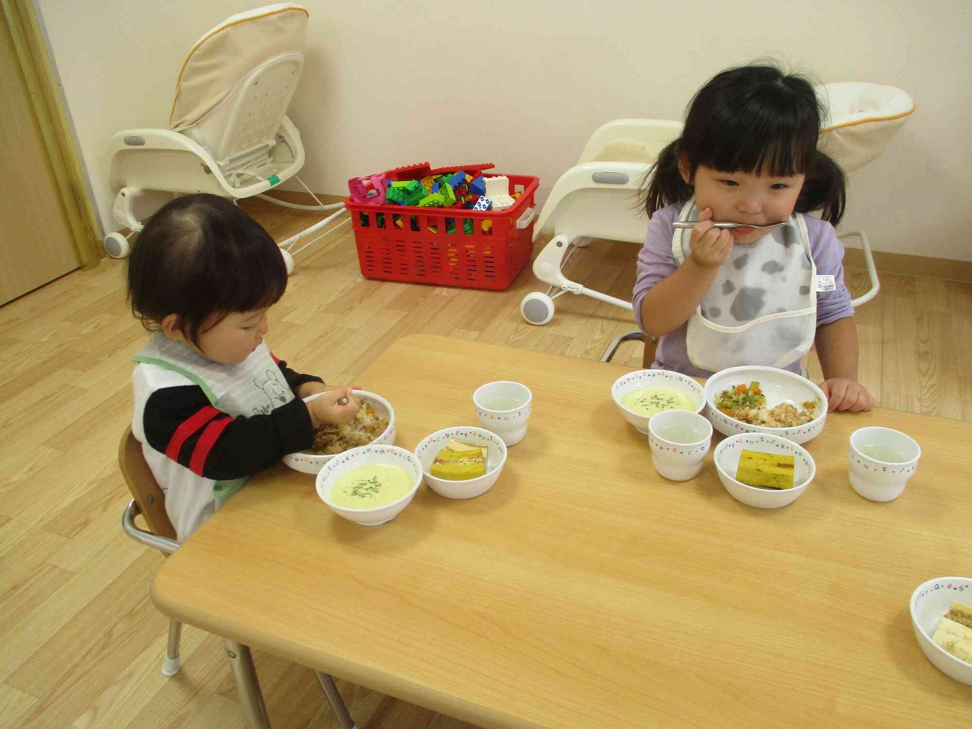 美味しい給食いただきます♡