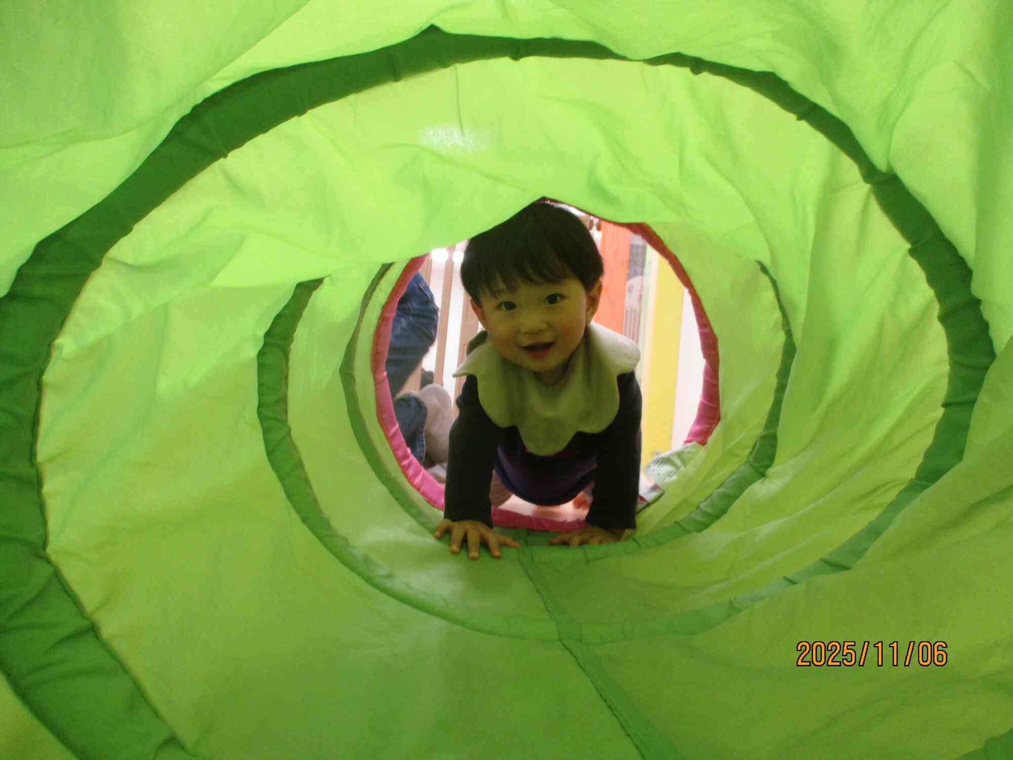 トンネルくぐるよ～！