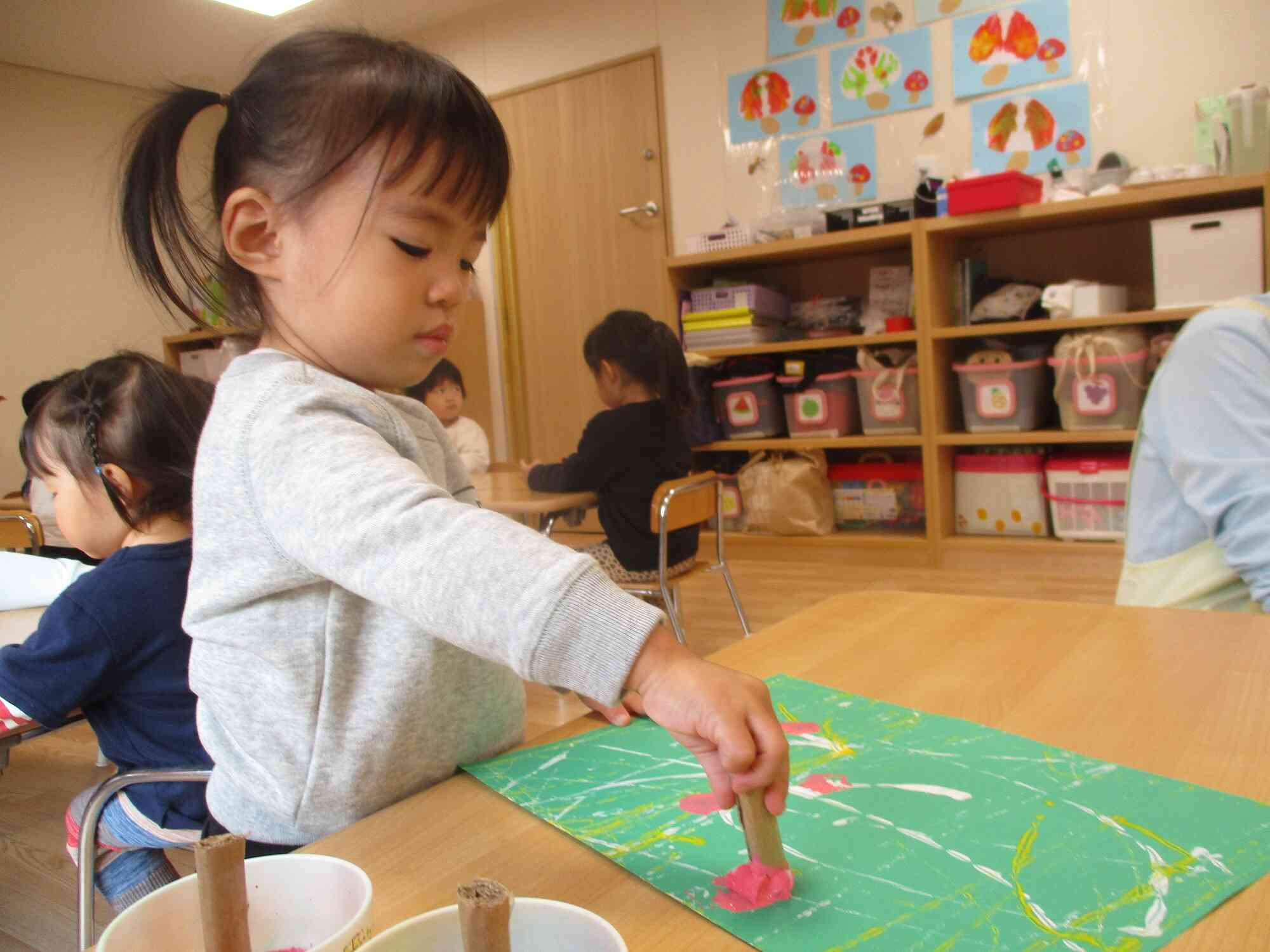 真剣に取り組んでいる姿がかわいい。